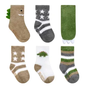6er-Pack Socken - Gemütliche Dinos von Robeez