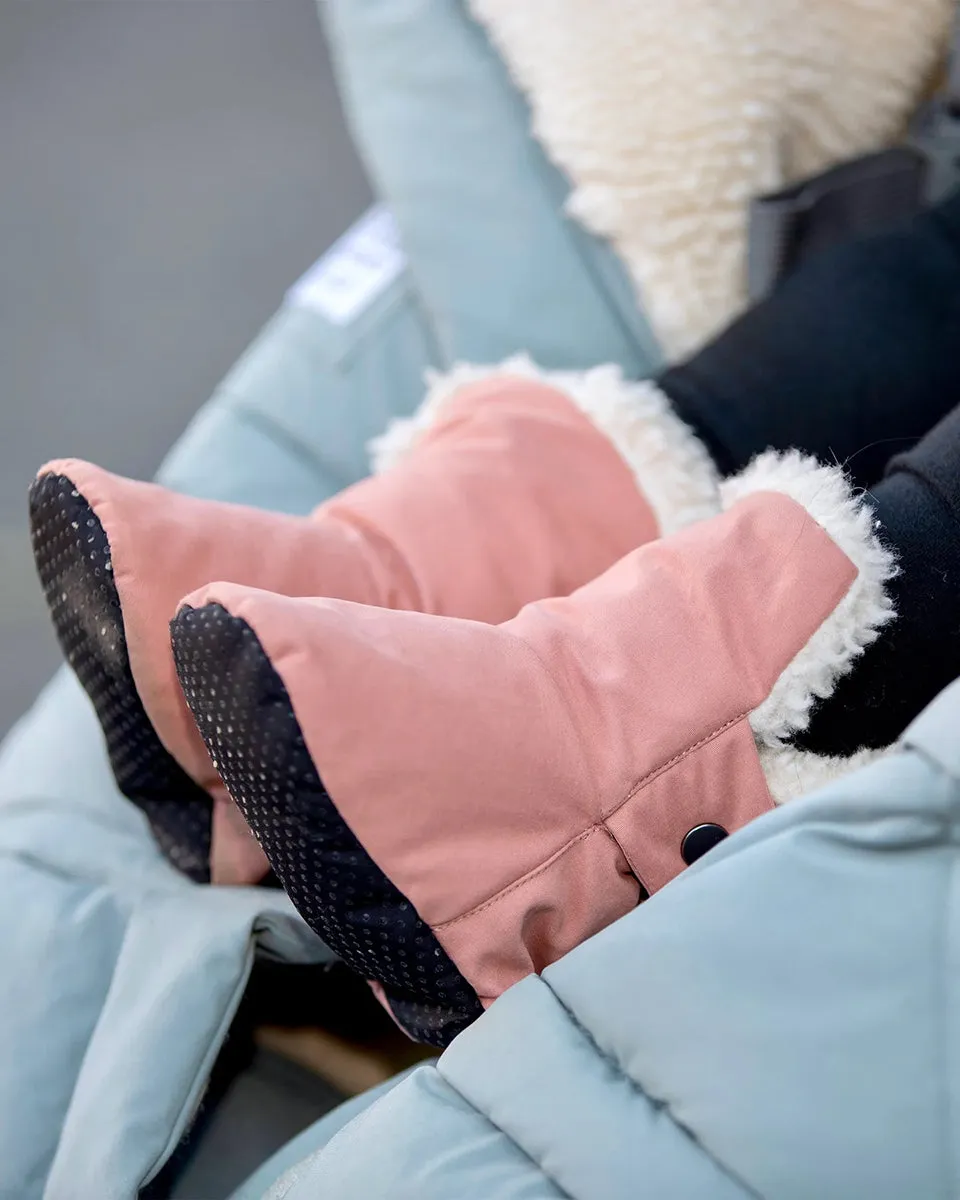 7 Uhr Enfant Baby-Stiefelchen - Benji - Rosige Morgendämmerung, 6-12M