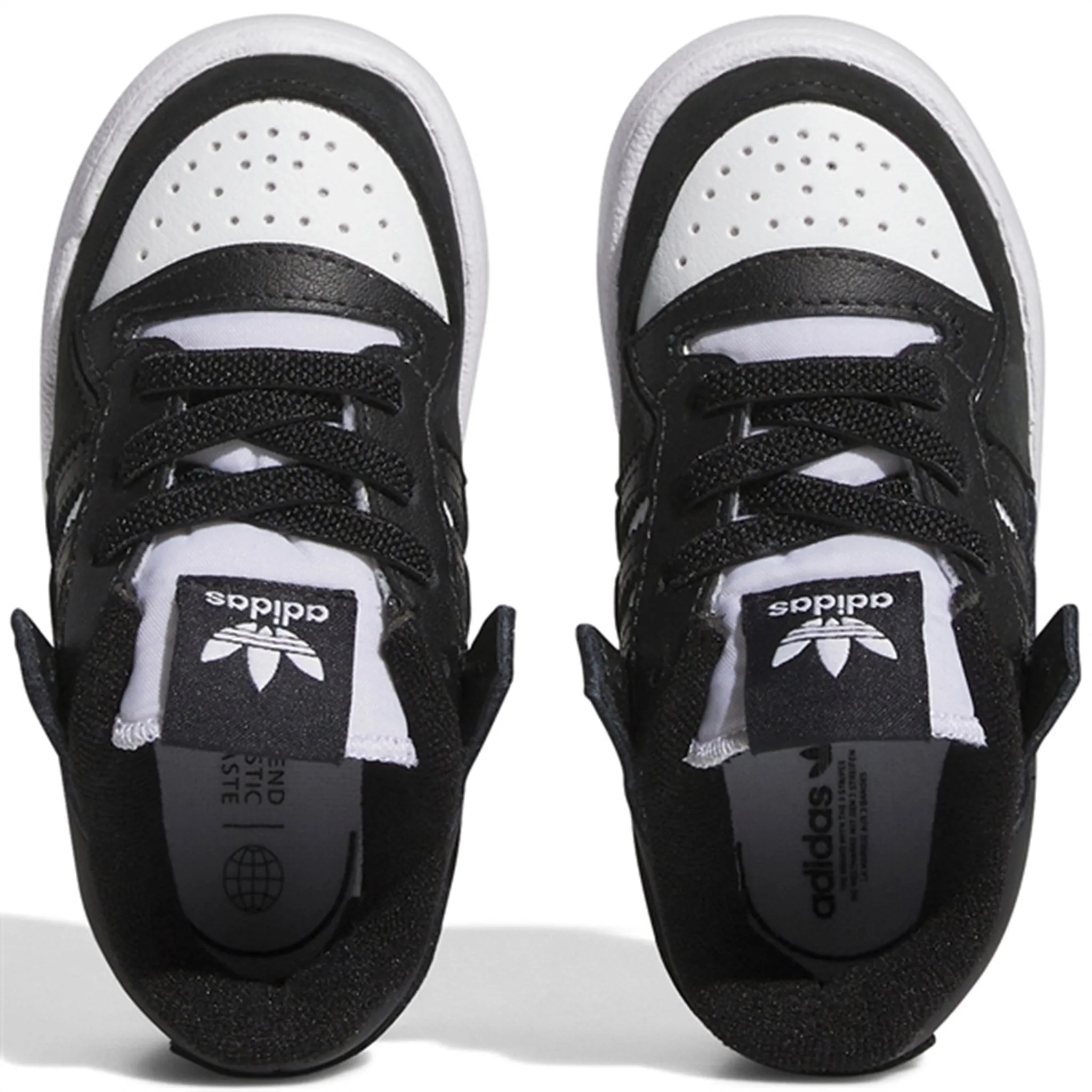 adidas Basketball Forum Low Sneakers Kernschwarz / Weiß