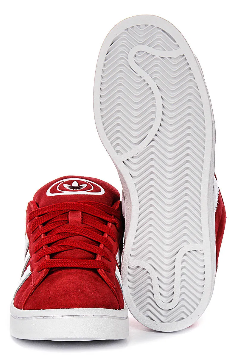 Adidas Campus 00S J In Rot Weiß Für Jugendliche Schuhe Adidas