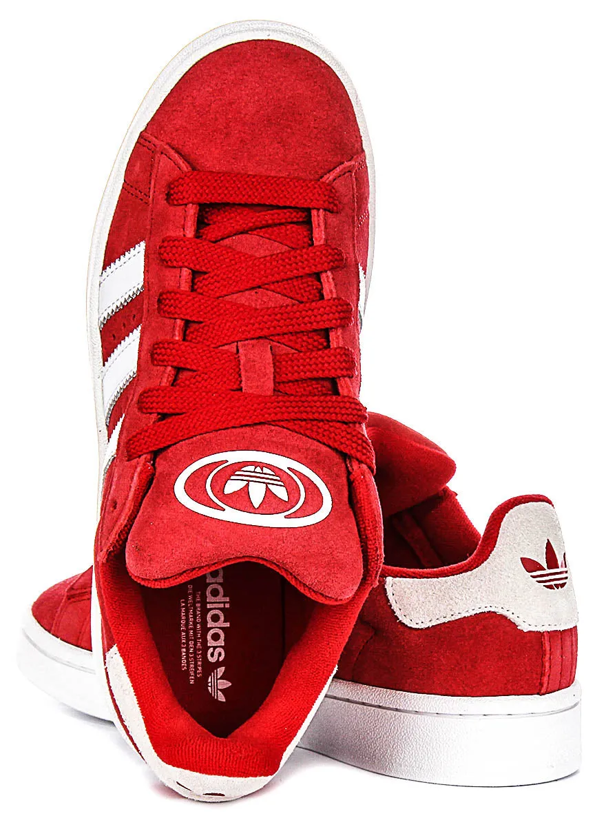 Adidas Campus 00S J In Rot Weiß Für Jugendliche Schuhe Adidas