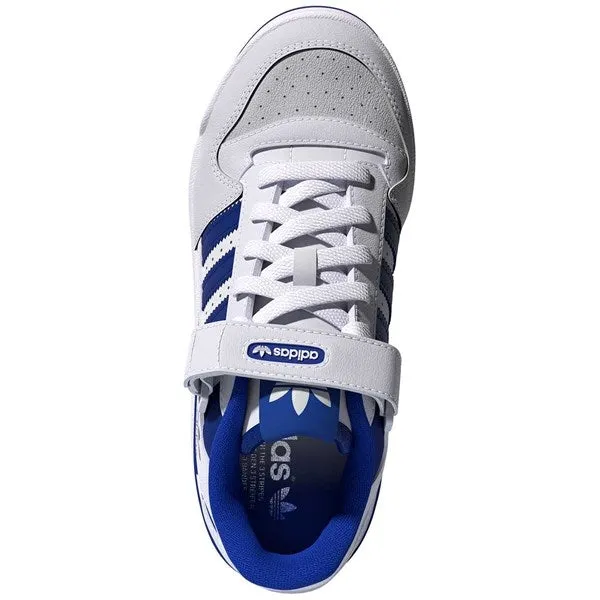 Adidas Forum Low Klettverschluss-Sneaker Weiß Royalblau