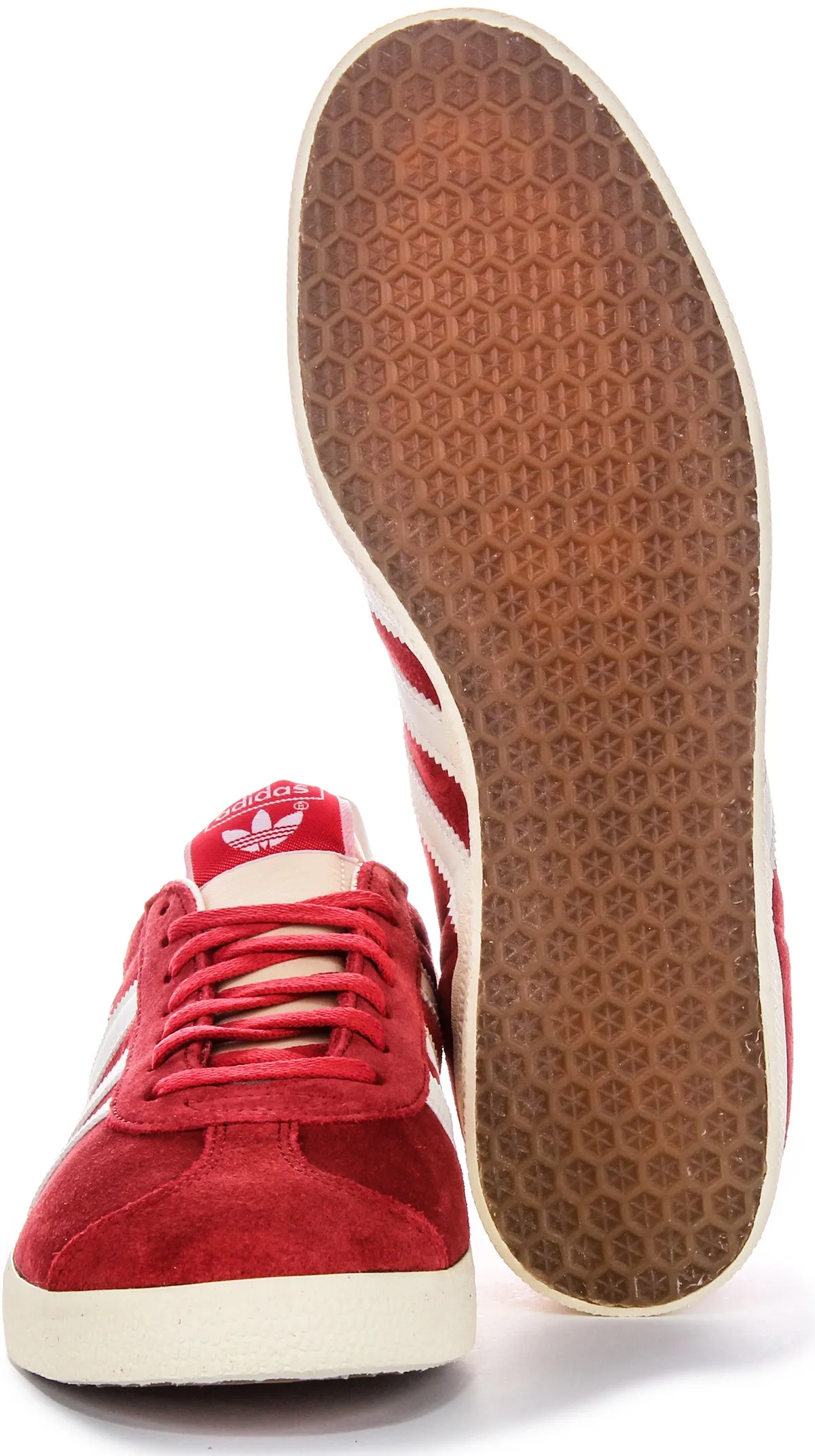 Adidas Gazelle In Rot Weiß Für Herren Schuhe Adidas