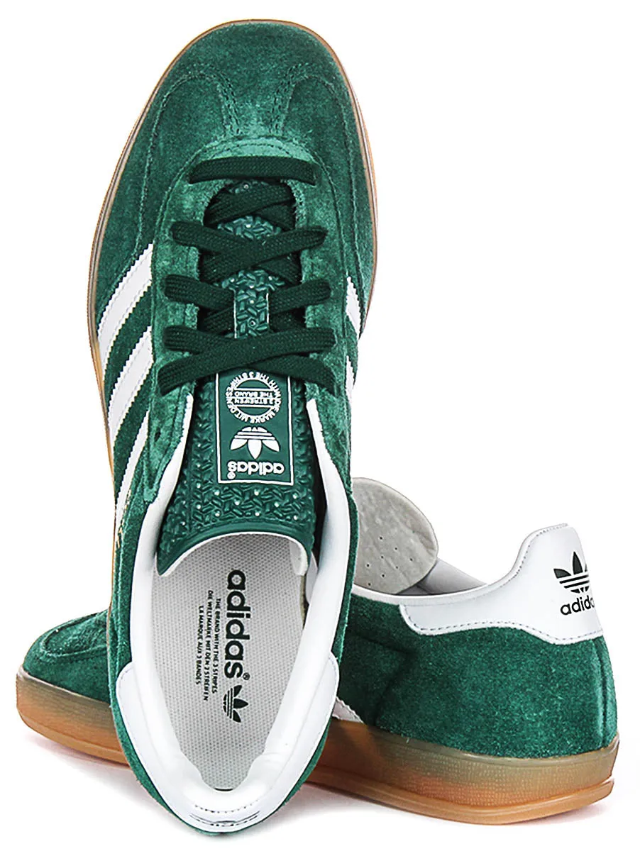 Adidas Gazelle Indoor In Grün mit Gummisohle Schuhe Adidas