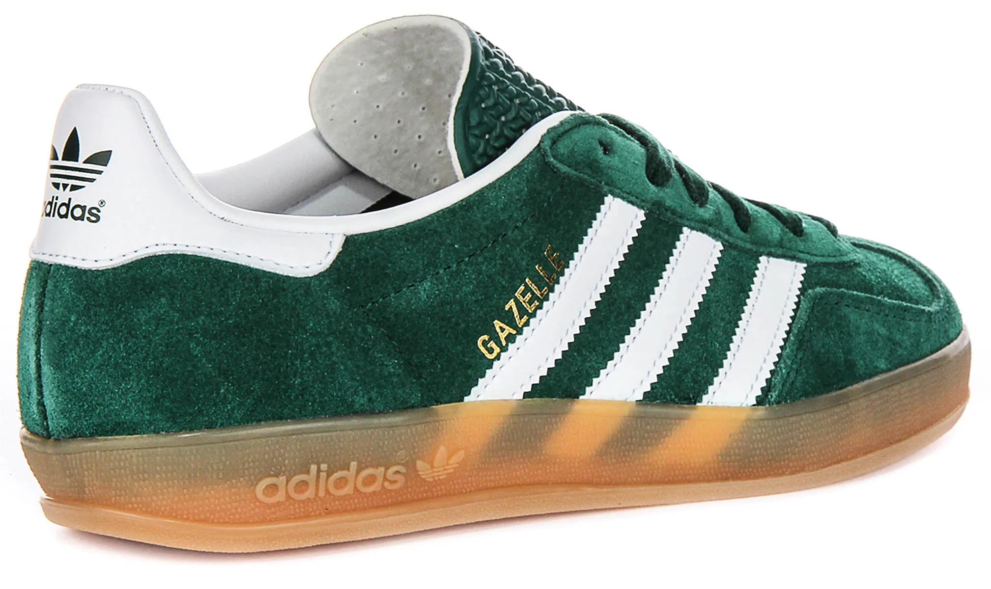 Adidas Gazelle Indoor In Grün mit Gummisohle Schuhe Adidas