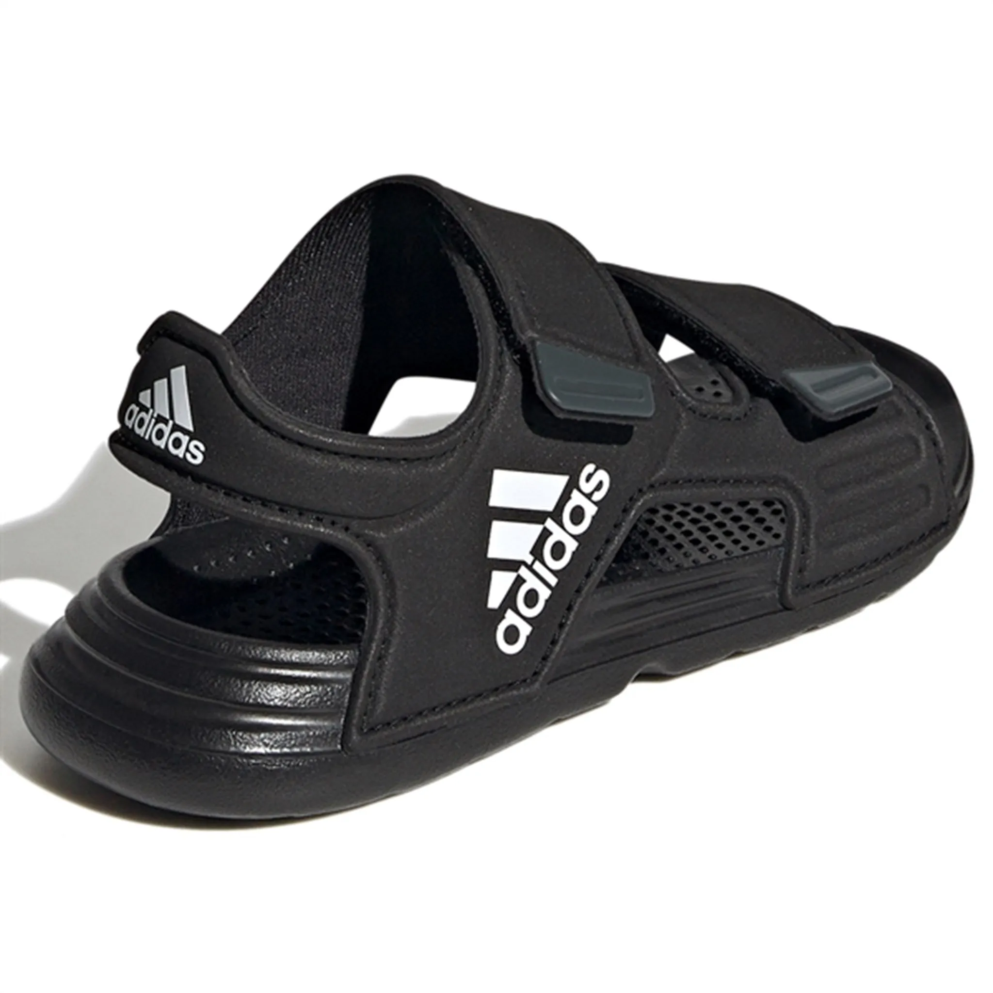 adidas Originals Altaswim Sandalen Core Schwarz / Cloud Weiß / Grau Six