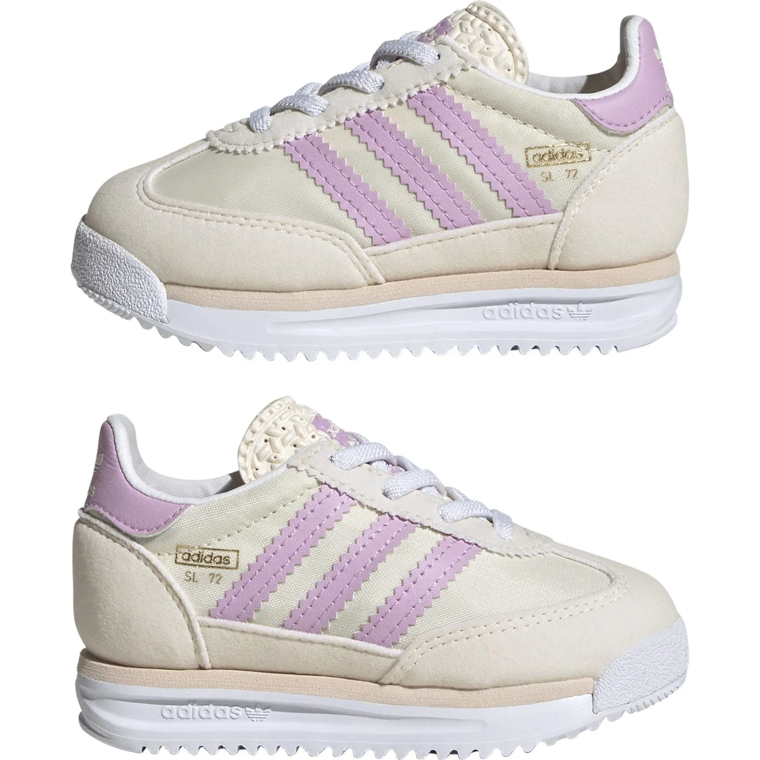 adidas Originals Kreideweiß/Glückslila/Wunderquarz Sl 72 Rs El I Sneakers
