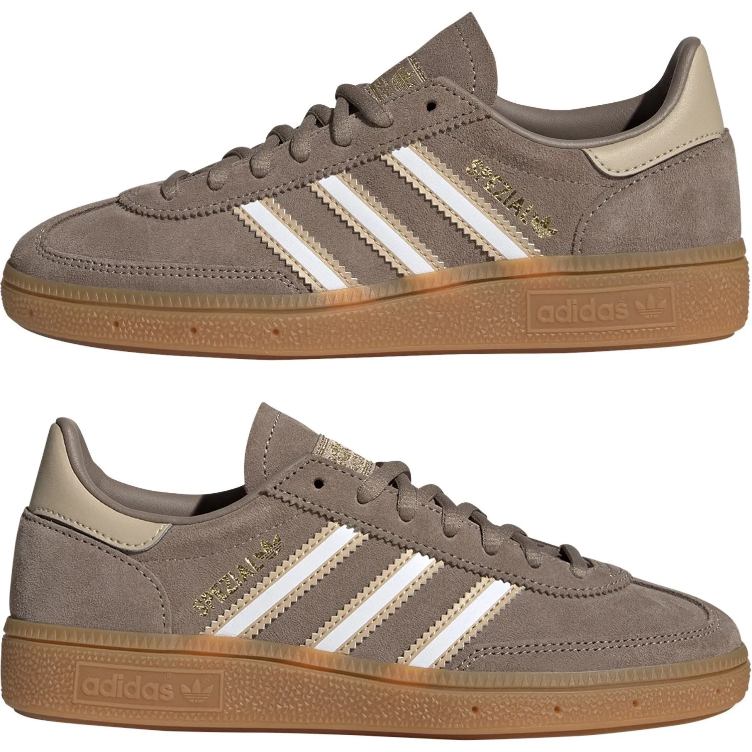 adidas Originals Chalky Braun/Ftwr Weiß/Magic Beige Handball Spezial J Sneakers