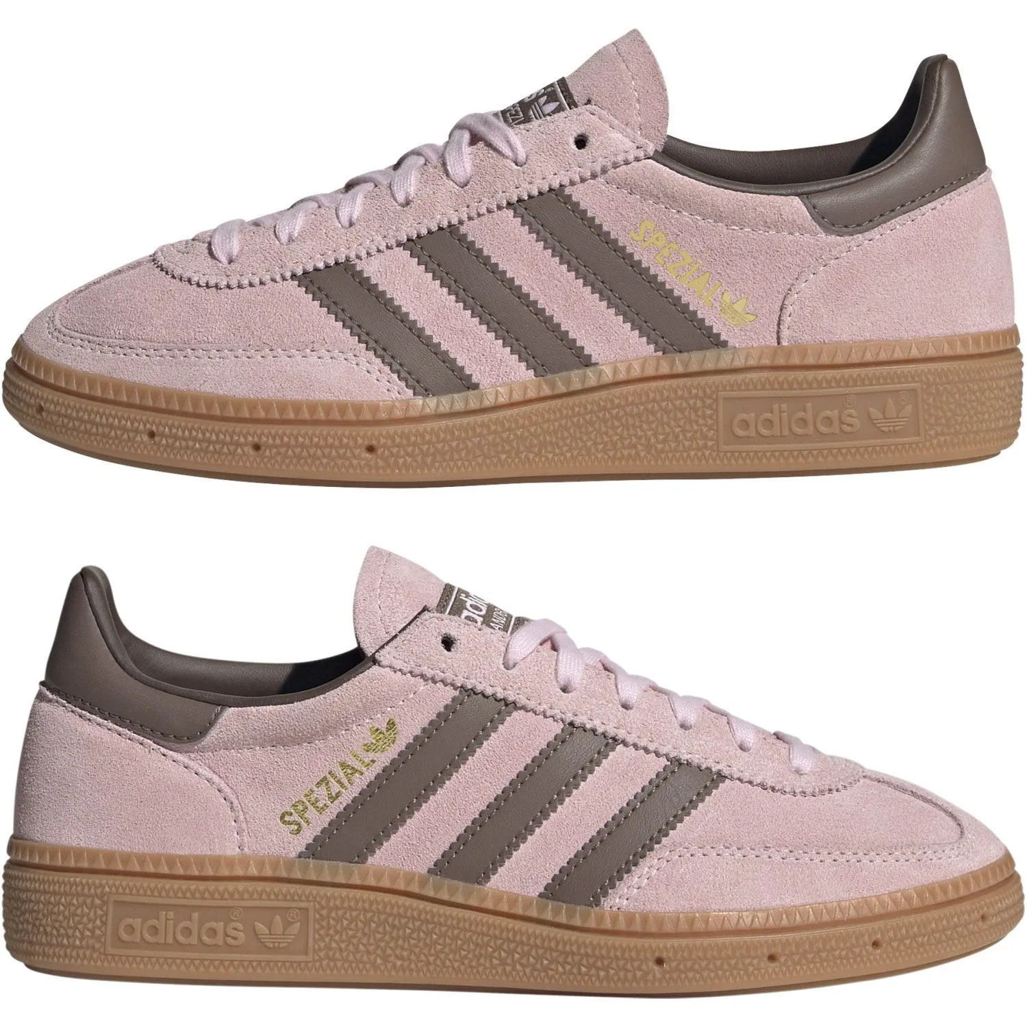 adidas Originals Klarrosa/Erdstrata/Gum 3 Handball Spezial J Sneakers