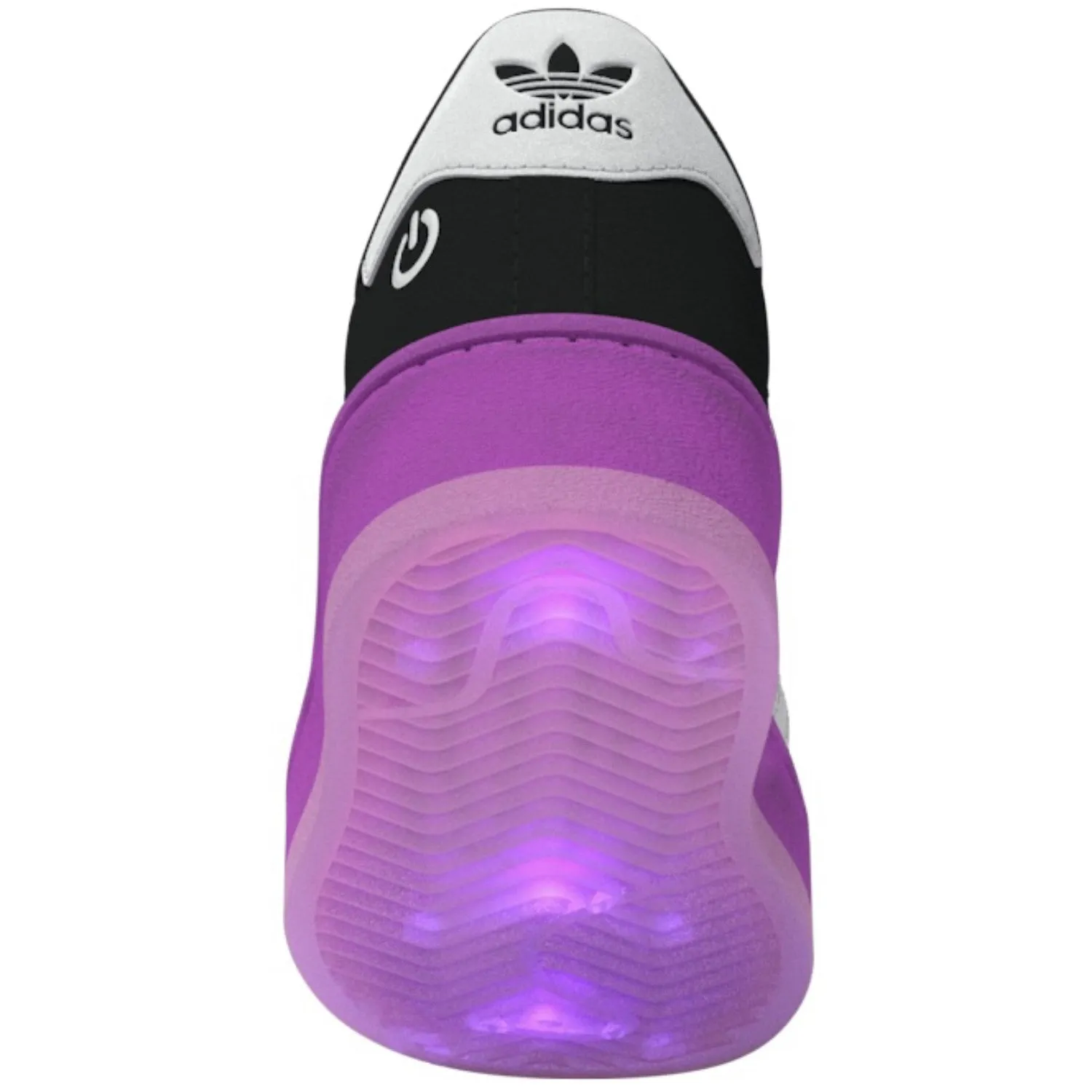 adidas Originals Core Schwarz / Lila Burst / Wolkenweiß Superstar Led Lights Cf I Sneakers