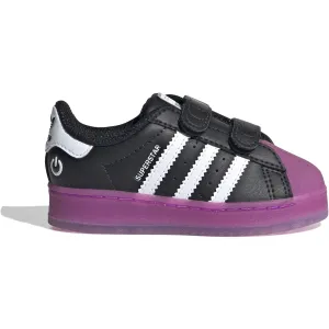 adidas Originals Core Schwarz / Lila Burst / Wolkenweiß Superstar Led Lights Cf I Sneakers