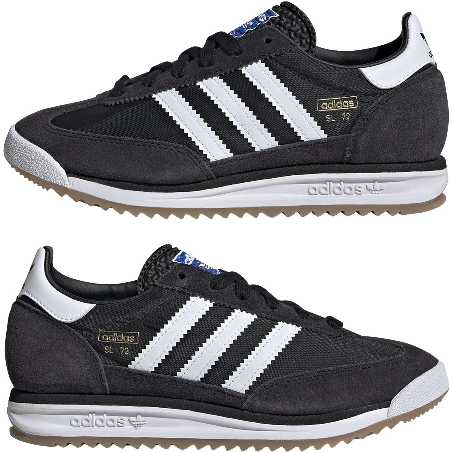 adidas Originals Core Schwarz/Ftwr Weiß/Blau Sl 72 Rs J Sneakers