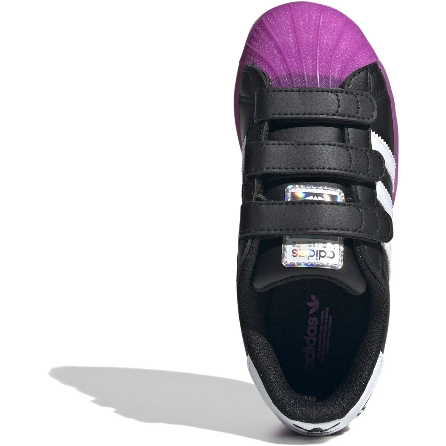 adidas Originals Core Schwarz/Purbur/Wolkenweiß Superstar Led Lights Cf C Sneakers