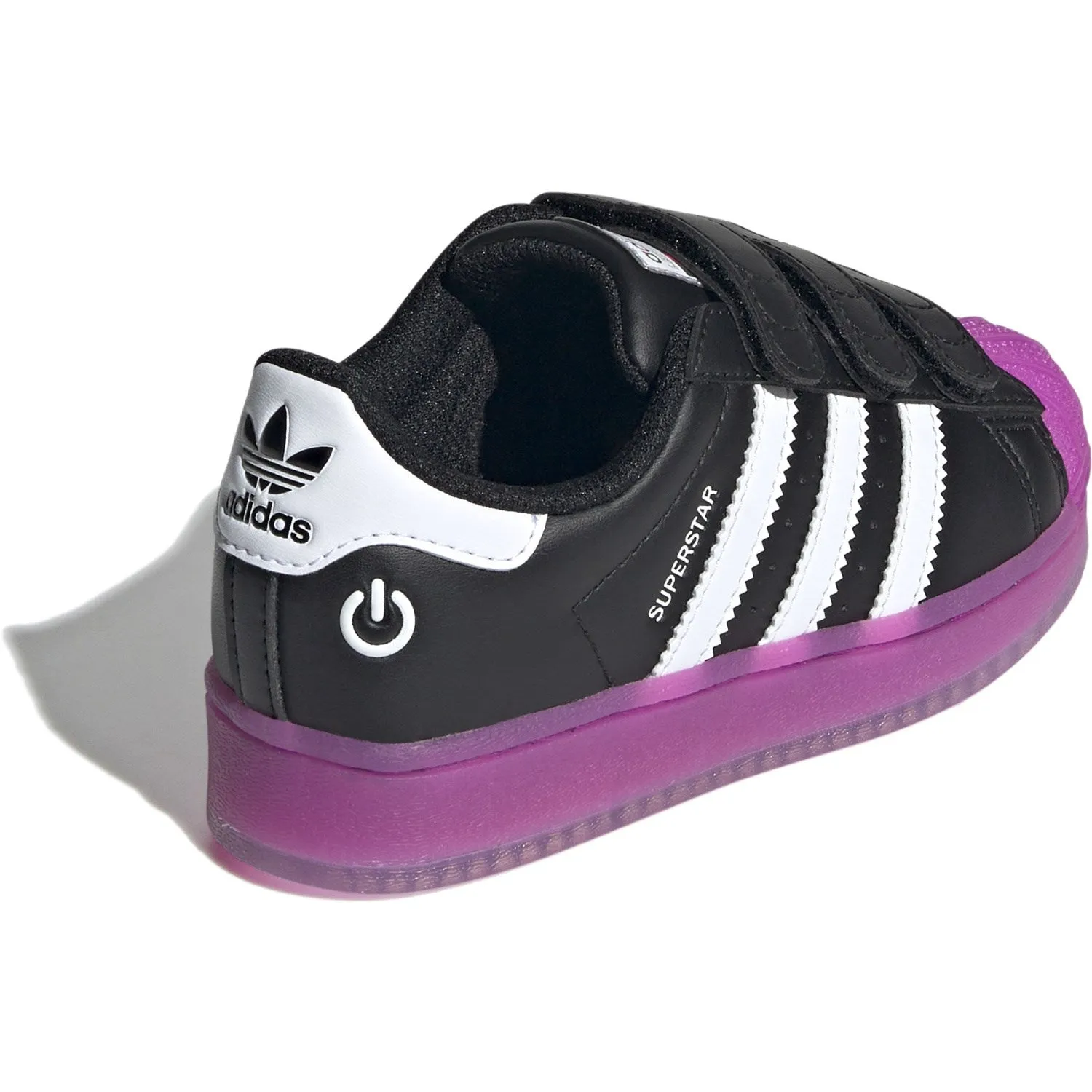 adidas Originals Core Schwarz/Purbur/Wolkenweiß Superstar Led Lights Cf C Sneakers