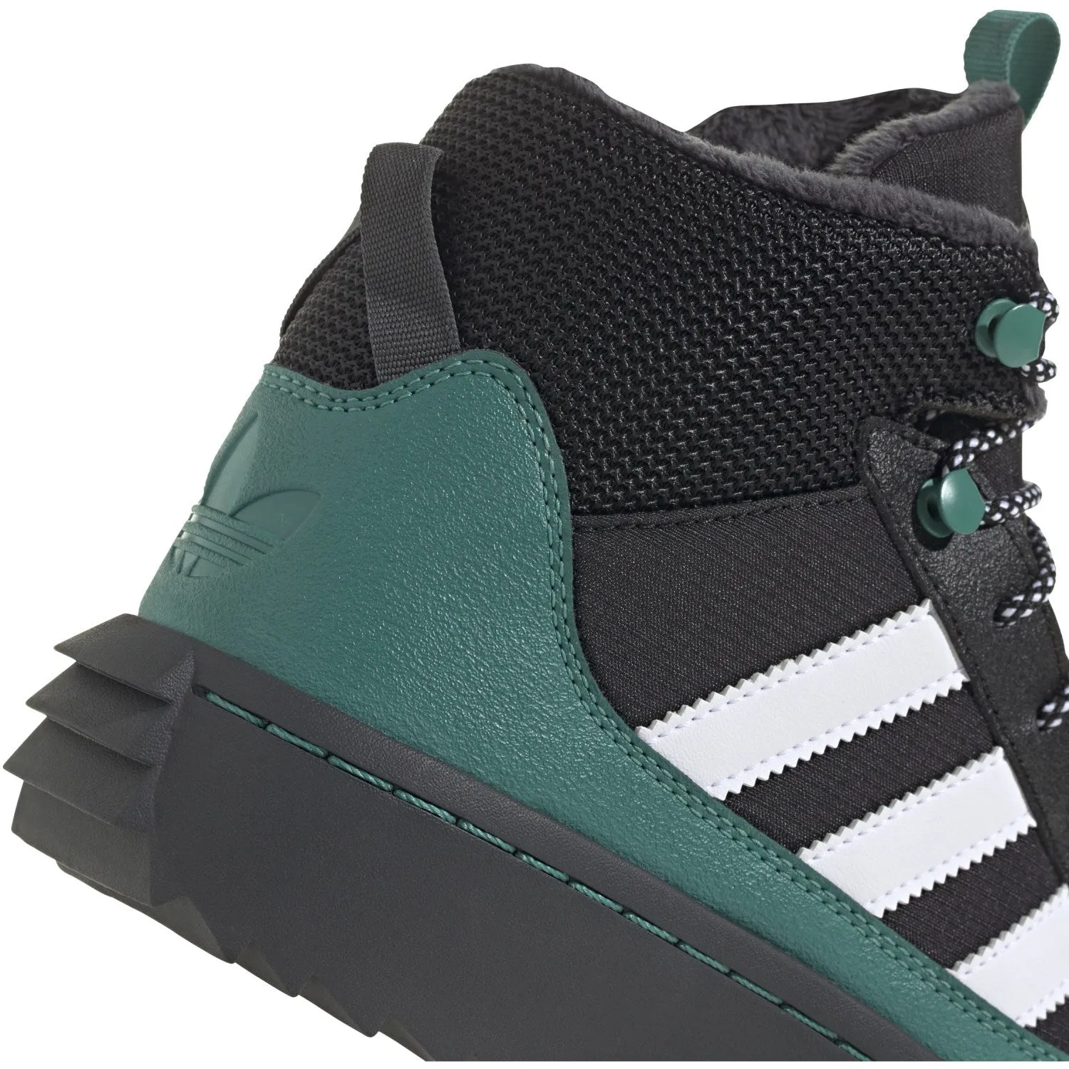 adidas Originals Core schwarz/Weiß/Aktiv Grün Superstar Winter Trek J Stiefel