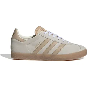 adidas Originals Creme Weiß/Magisches Beige/Gum 3 Gazelle J Sneakers