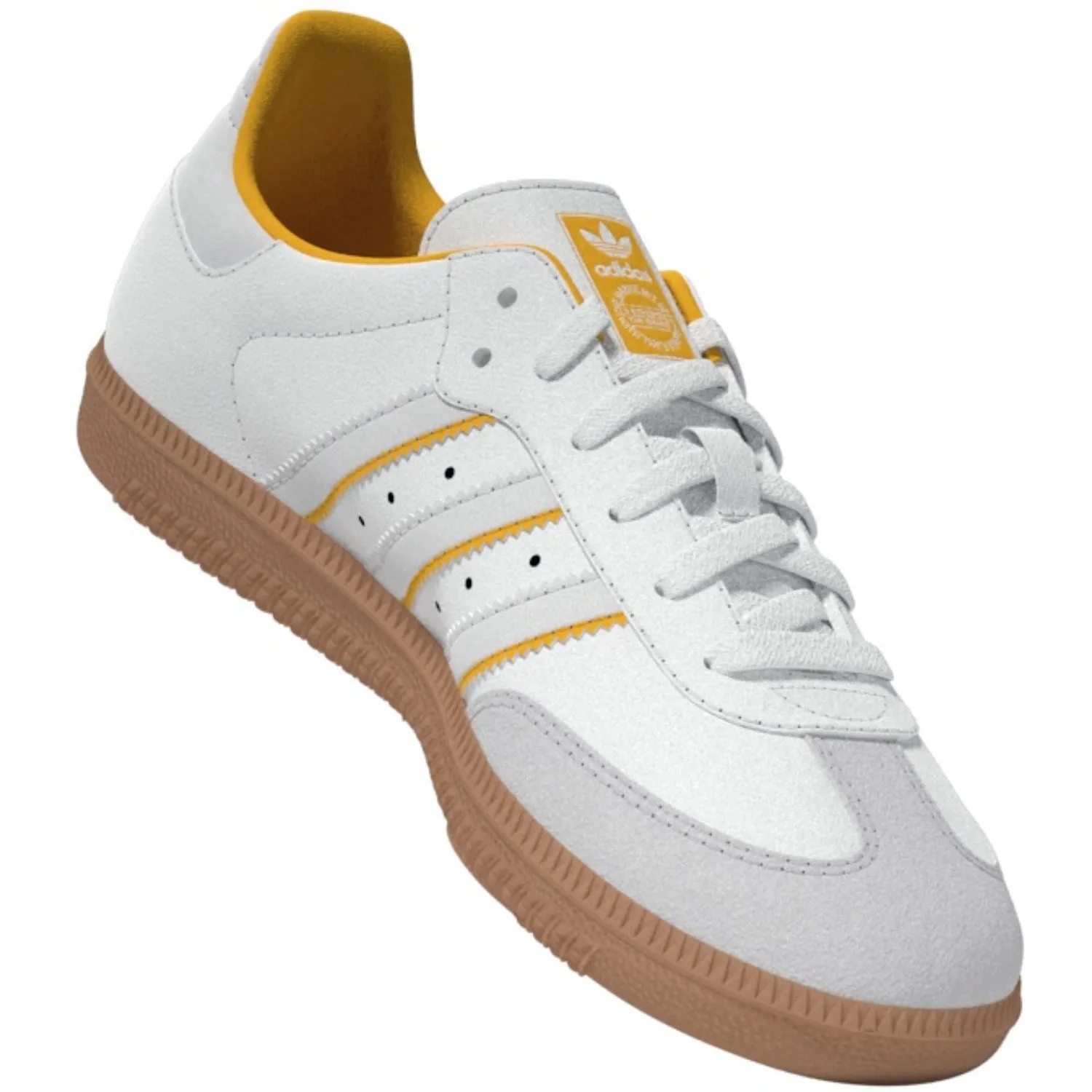 adidas Originals Kristallweiß/Wolkenweiß/Crew-Gelb Samba Og C Sneakers