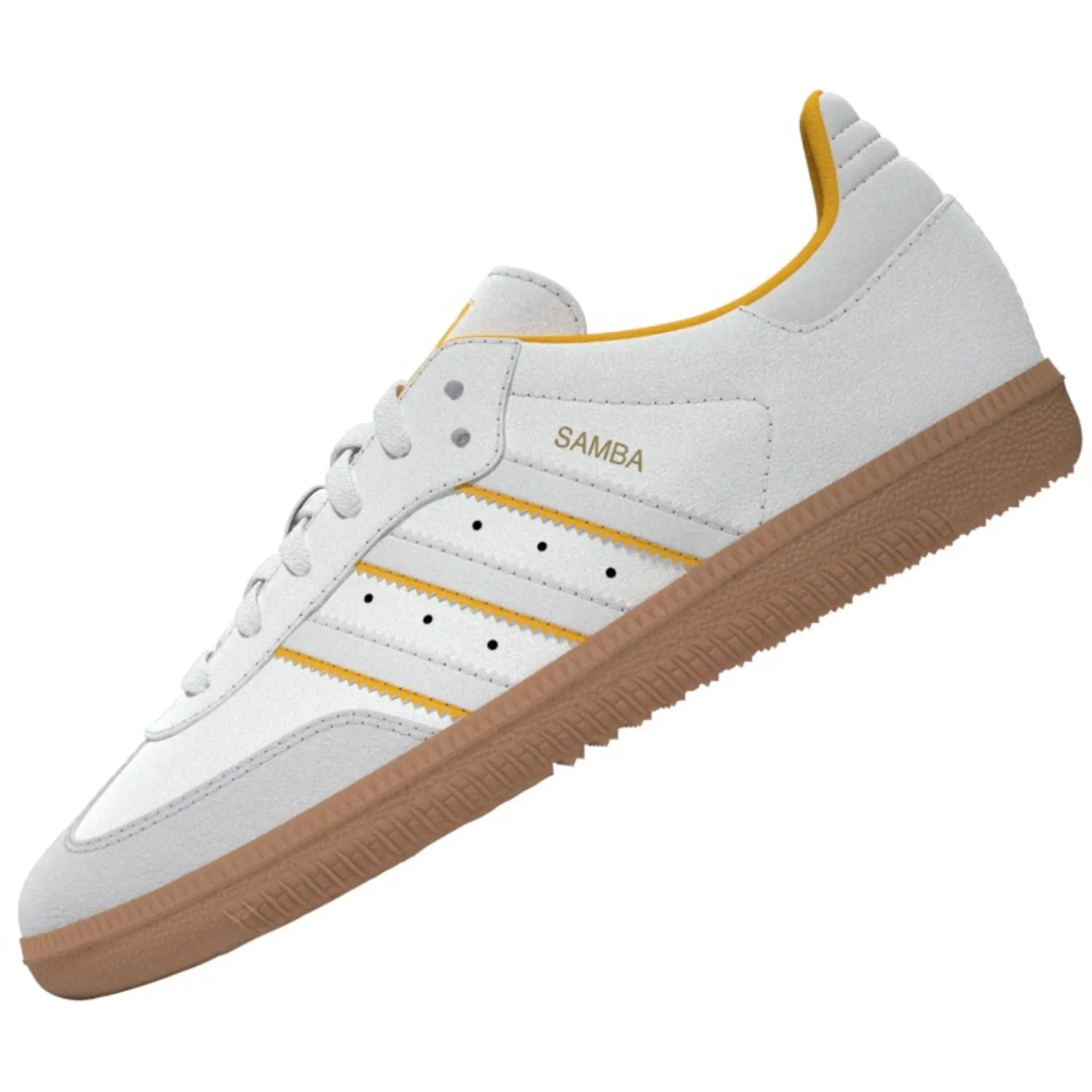 adidas Originals Kristallweiß/Wolkenweiß/Crew-Gelb Samba Og C Sneakers
