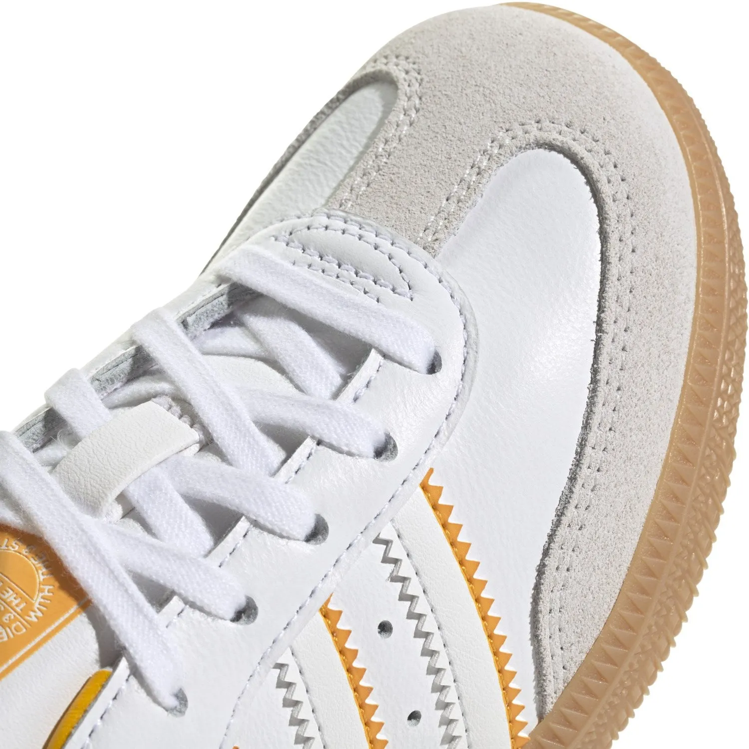 adidas Originals Kristallweiß/Wolkenweiß/Crew-Gelb Samba Og C Sneakers