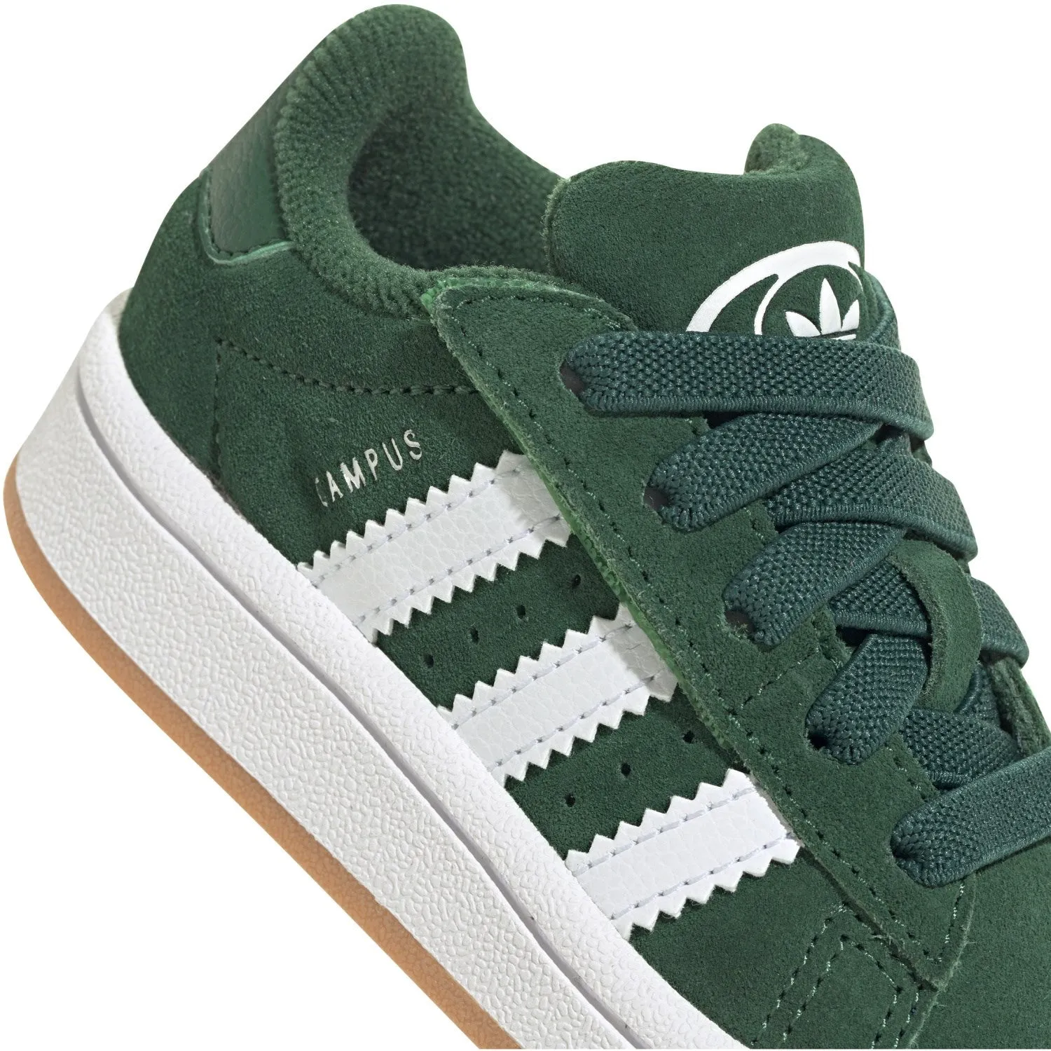 adidas Originals Dunkelgrün / Wolkenweiß / Gum Campus 00S Cf El I Sneakers