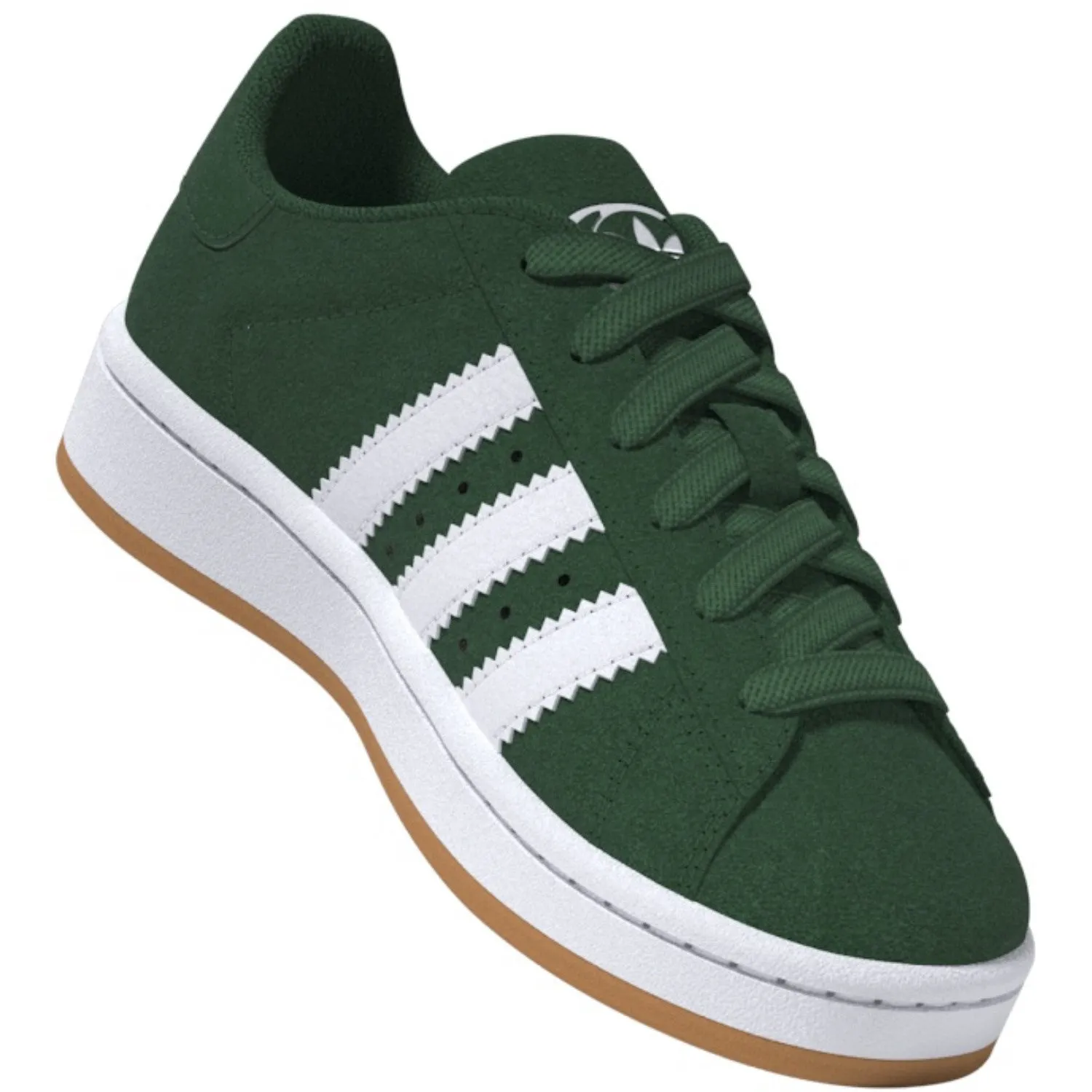 adidas Originals Dunkelgrün / Wolkenweiß / Gum Campus 00S El C Sneaker