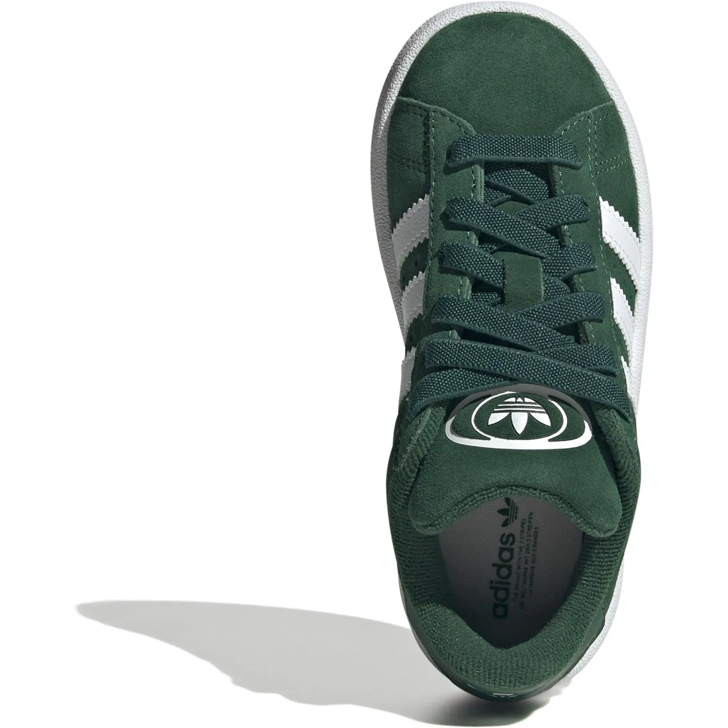 adidas Originals Dunkelgrün / Wolkenweiß / Gum Campus 00S El C Sneaker