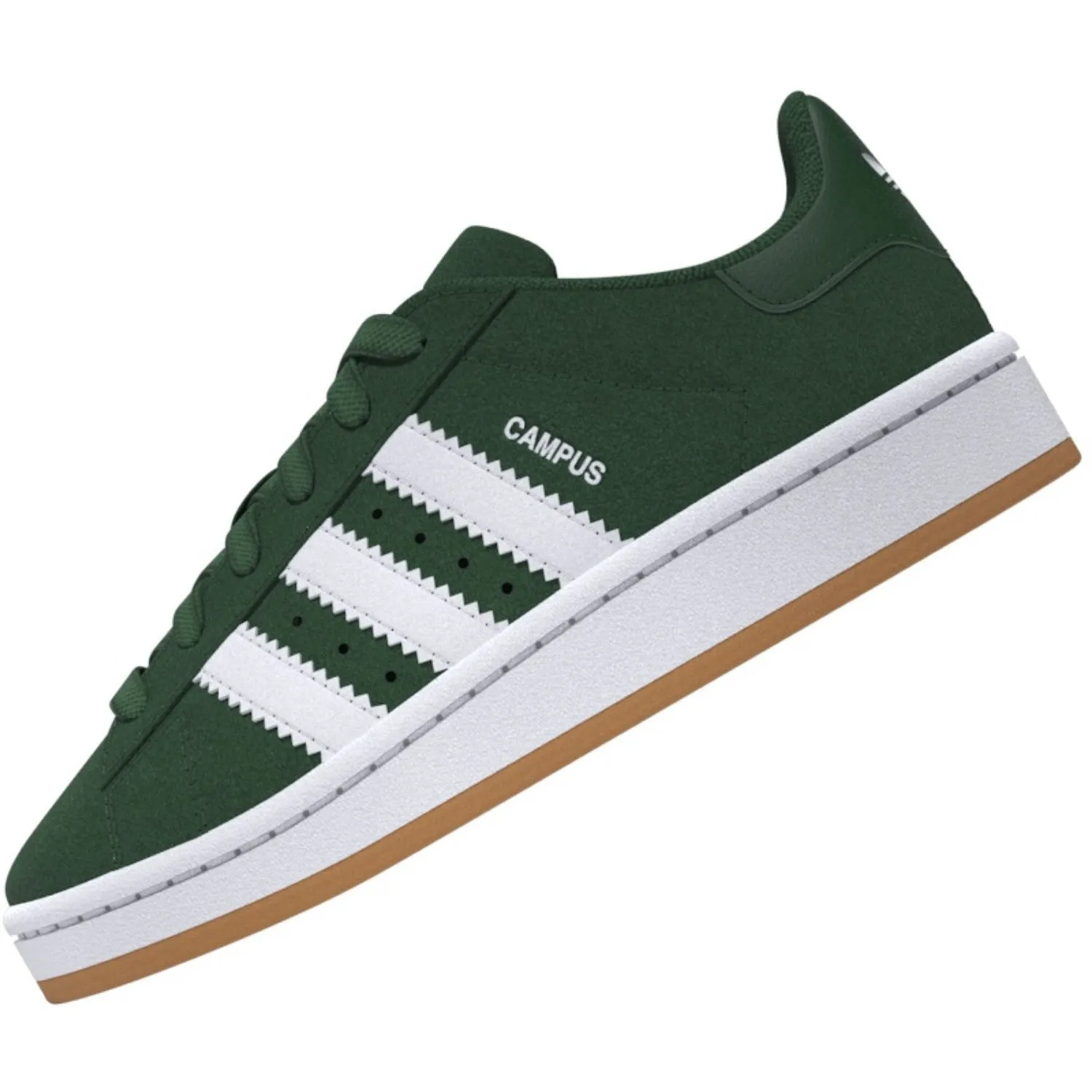 adidas Originals Dunkelgrün / Wolkenweiß / Gum Campus 00S El C Sneaker