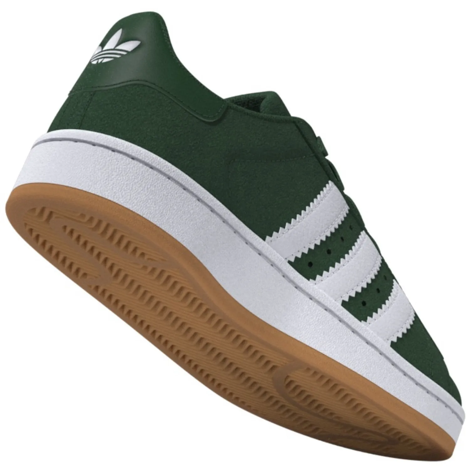 adidas Originals Dunkelgrün / Wolkenweiß / Gum Campus 00S El C Sneaker