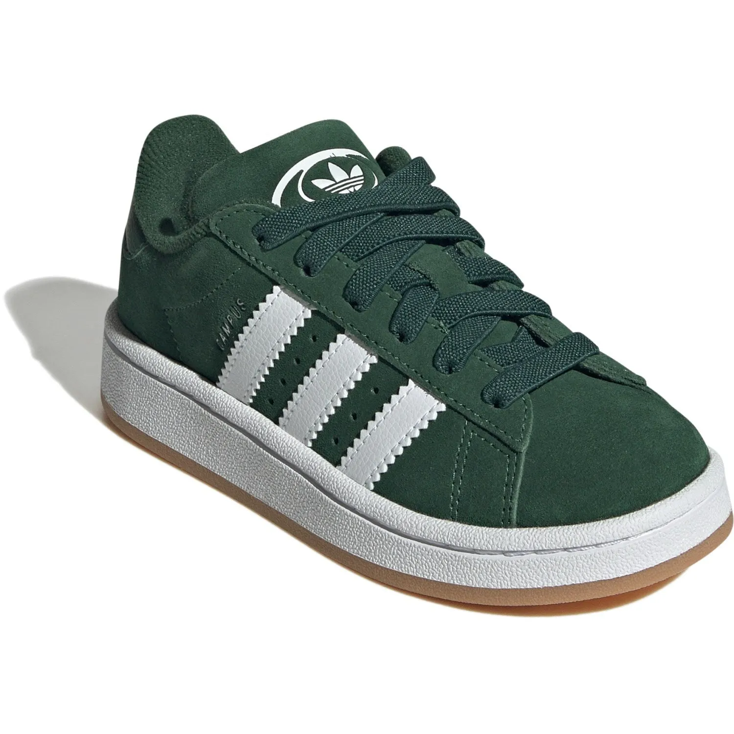 adidas Originals Dunkelgrün / Wolkenweiß / Gum Campus 00S El C Sneaker
