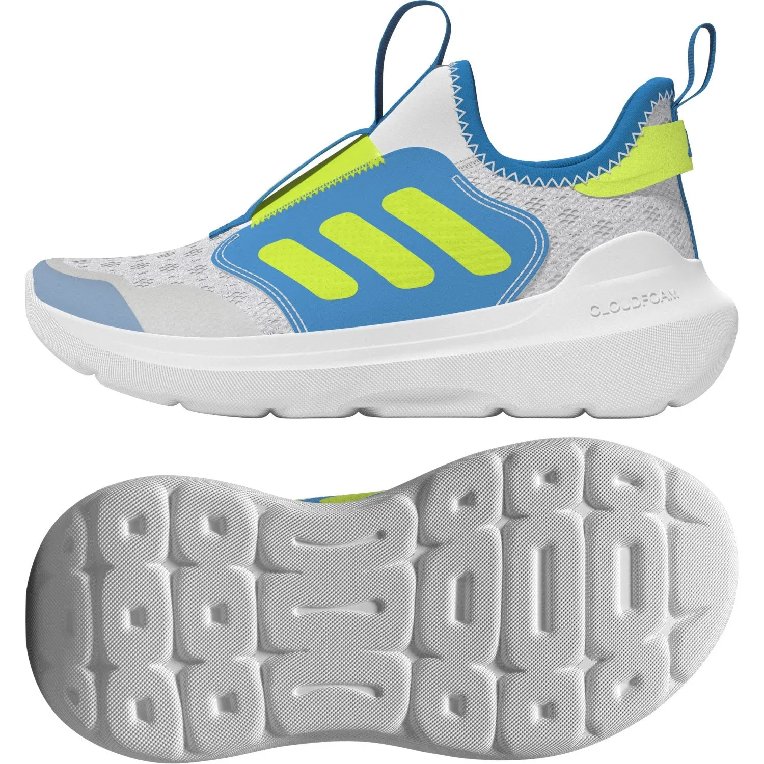 adidas Originals Dash Grau/Lucid Lemon/Solar Blau Tensaur Comfort Ac C Sneakers