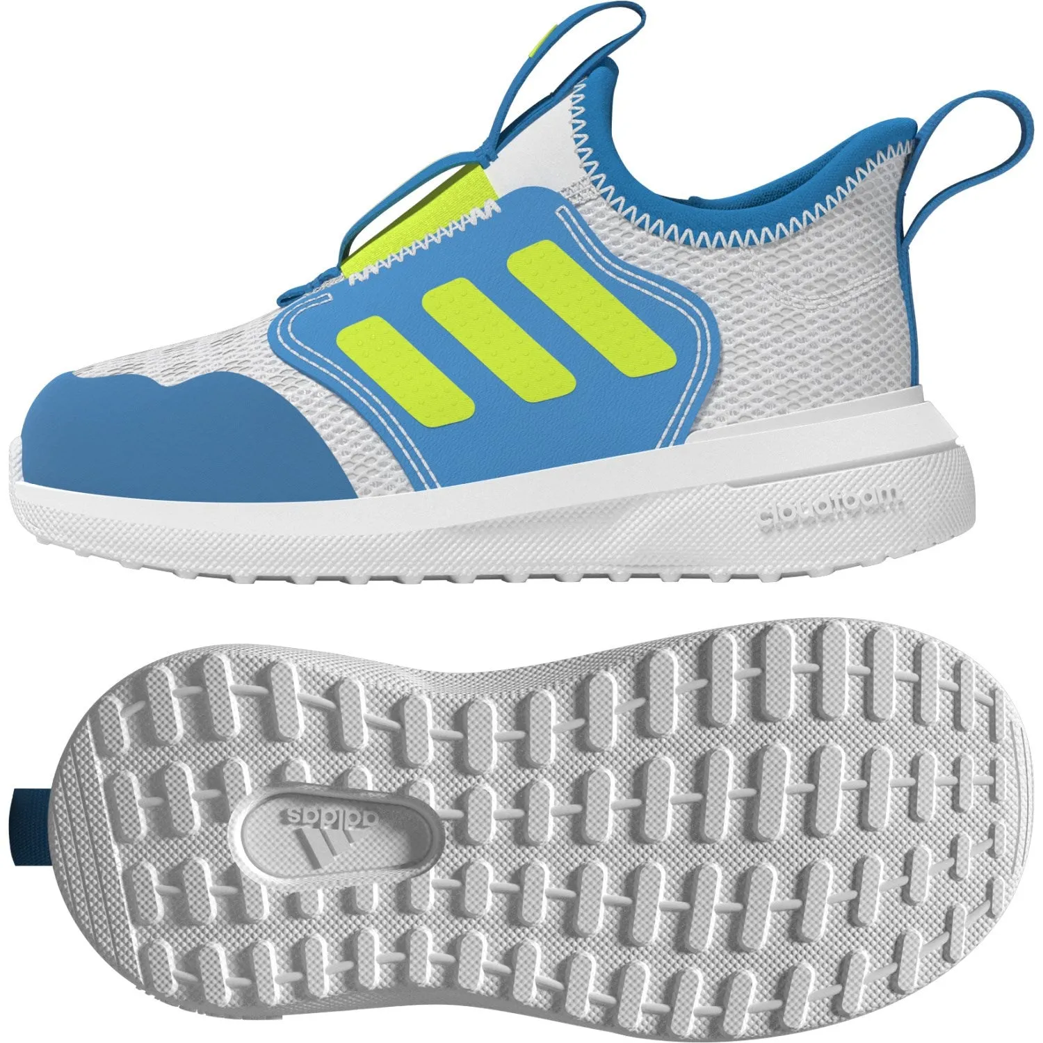 adidas Originals Dash Grau/Klar Zitrone/Solarblau Tensaur Comfort Ac I Sneakers