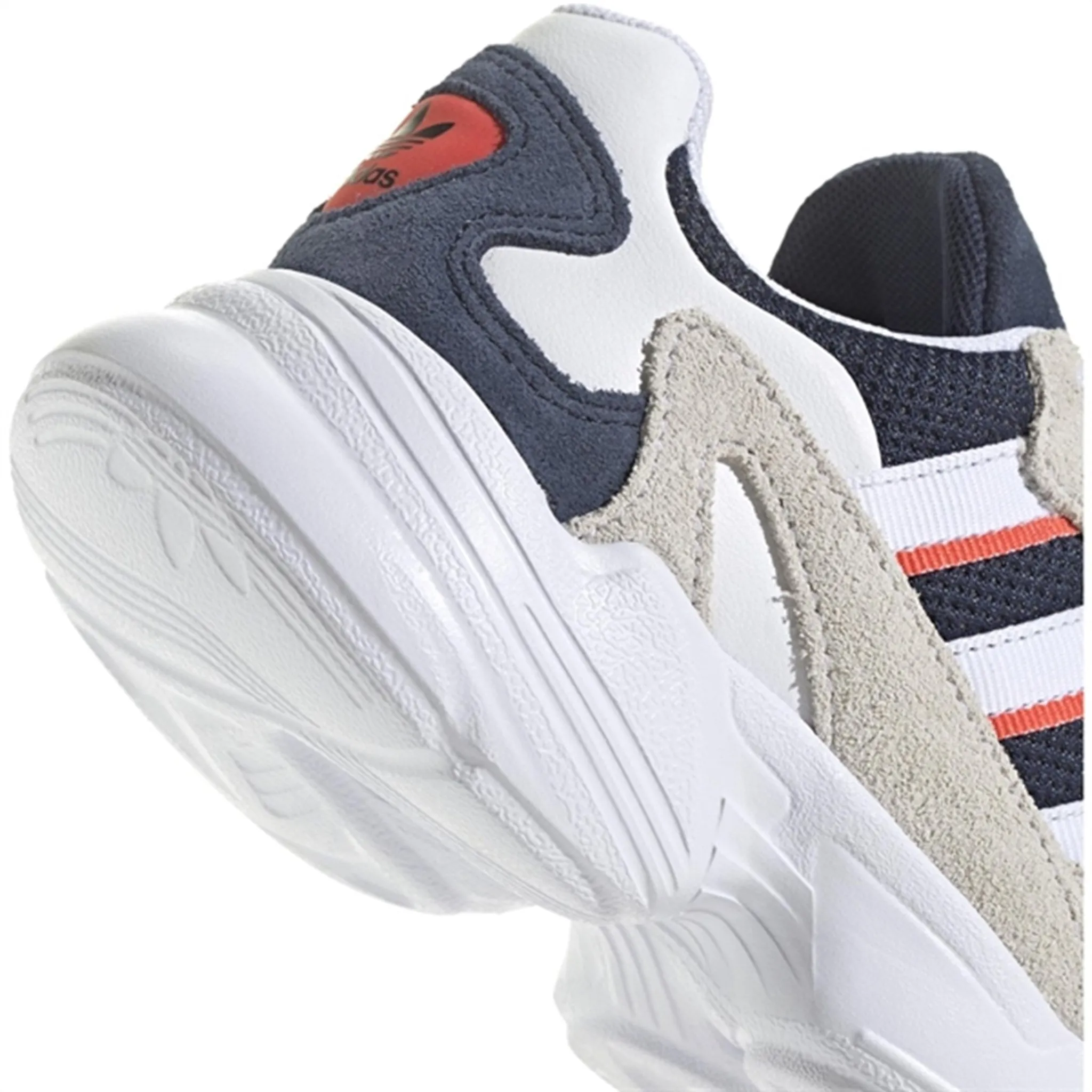 adidas Originals FALCON EL C Sneakers Wolkenweiß / Nachtindigo / Rot