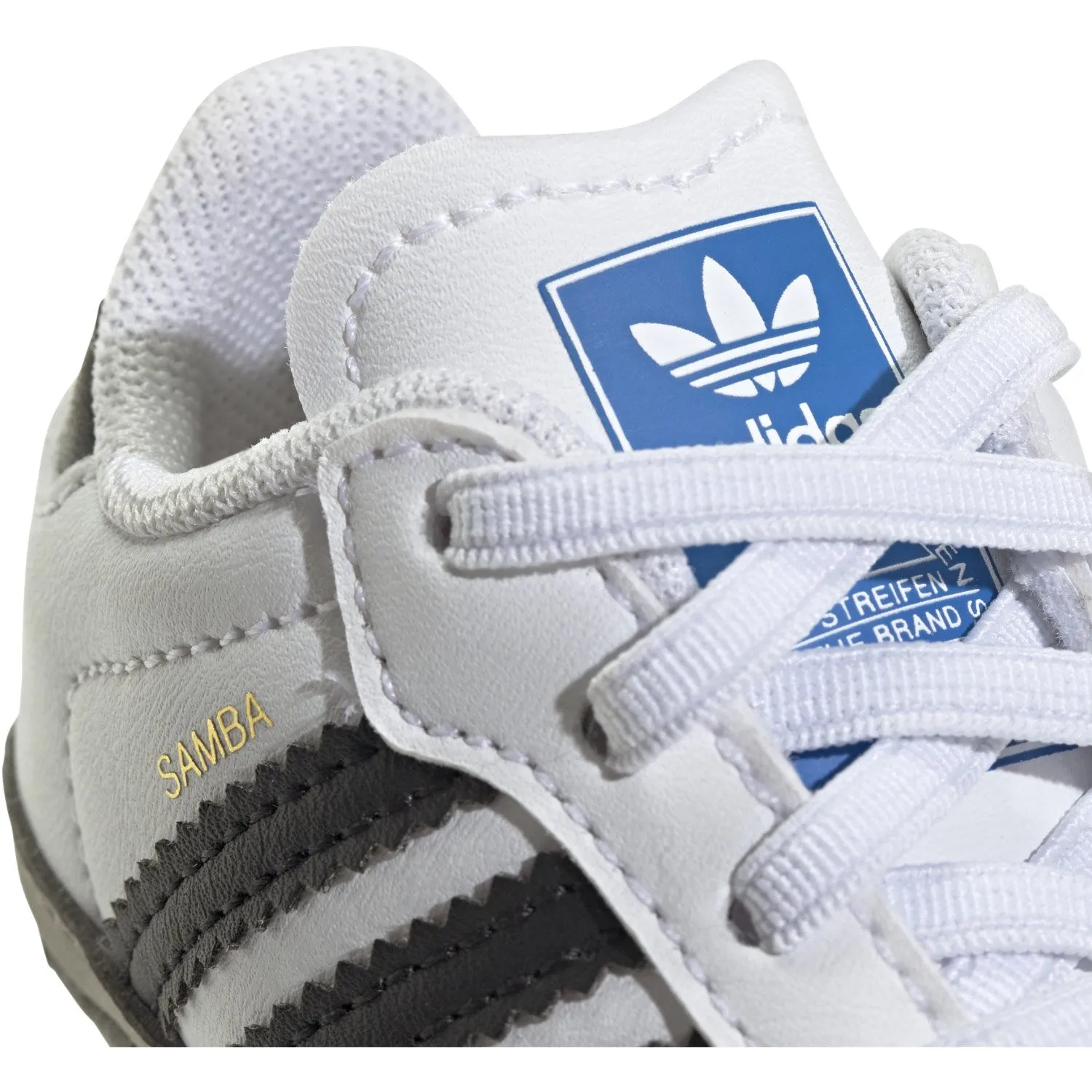 adidas Originals Ftwr Weiß/Core Schwarz/Klar Granit Samba Kinder-Sneakers