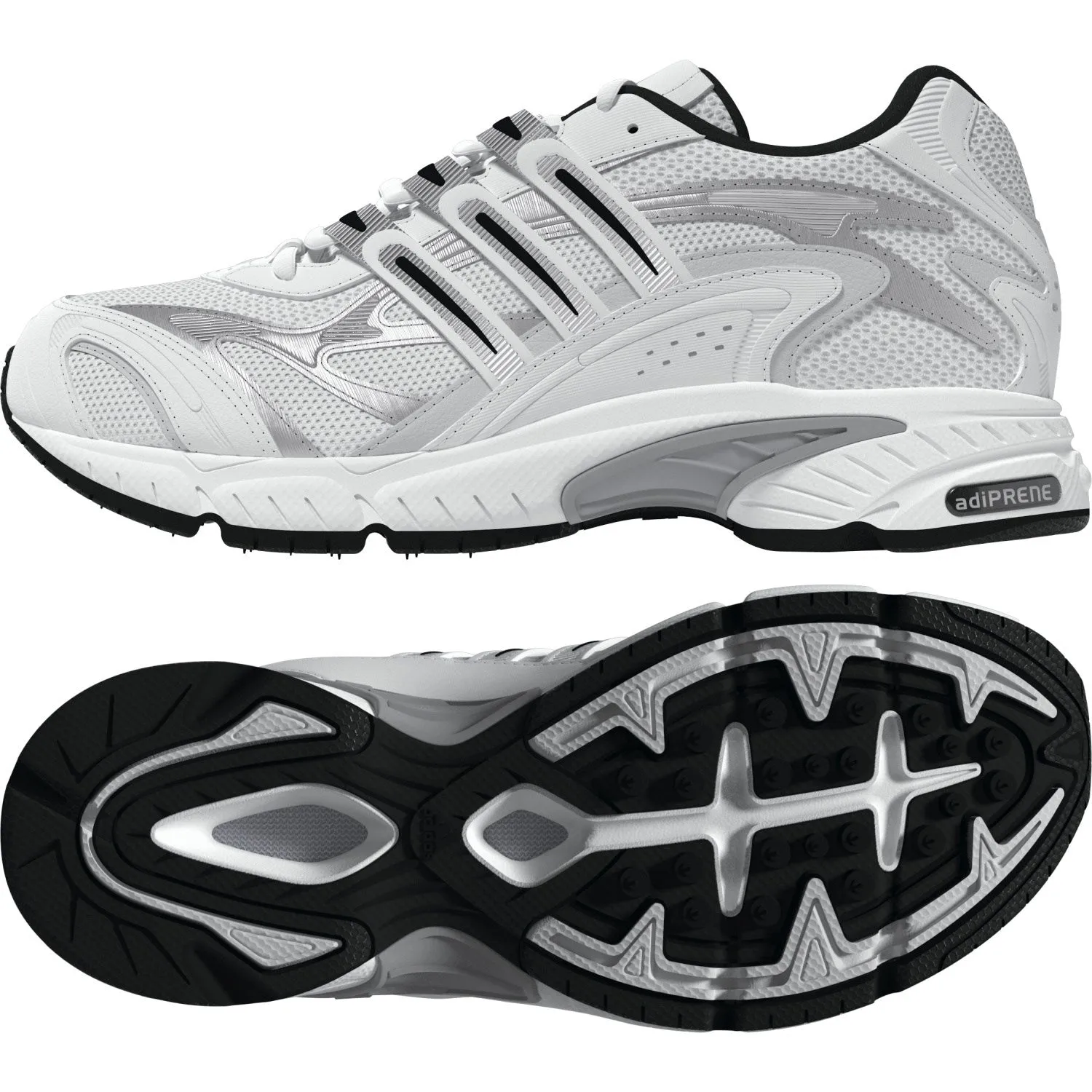 adidas Originals Ftwr Weiß/Core Schwarz/Grau One Temper Run 2 J Sneakers