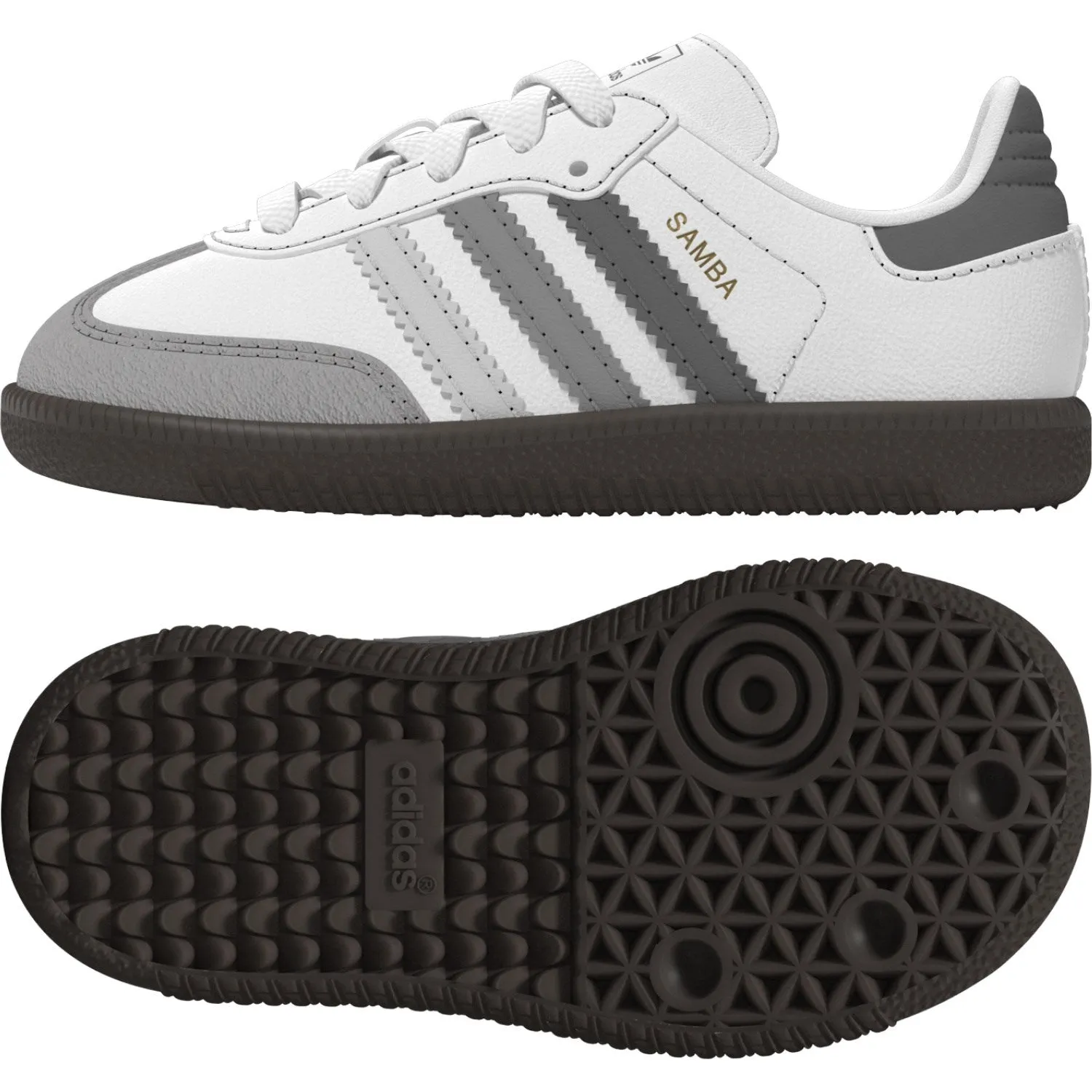 adidas Originals Ftwr Weiß/Grau Eins/Grau Drei Samba Og El I Sneakers