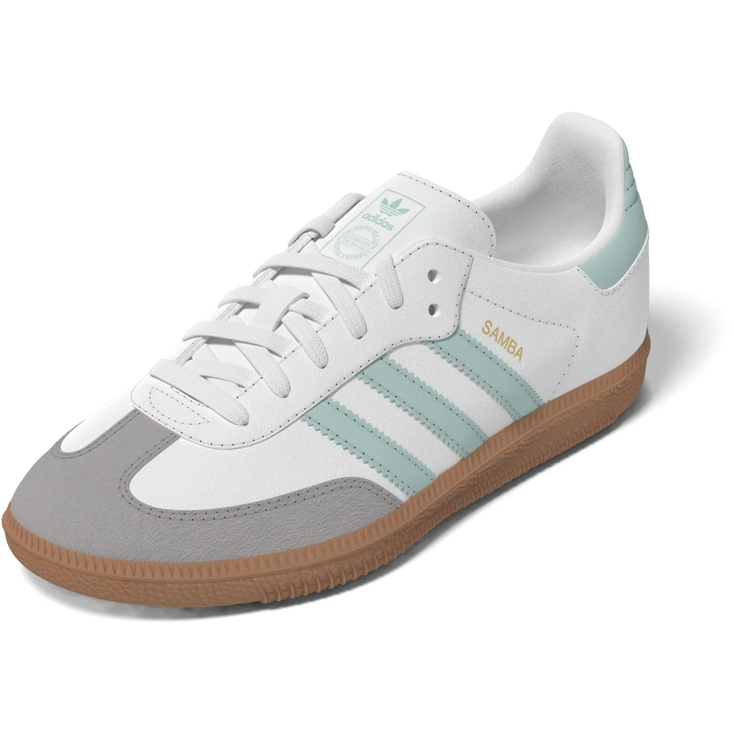 adidas Originals Ftwr Weiß/Semi Flash Aqua/Gum 3 Samba Og C Sneakers