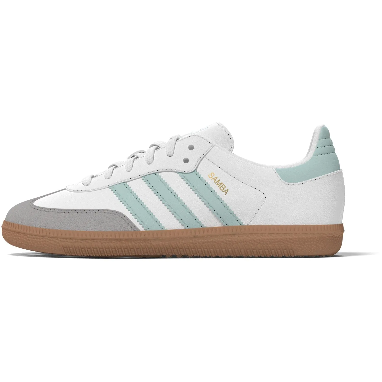 adidas Originals Ftwr Weiß/Semi Flash Aqua/Gum 3 Samba Og C Sneakers