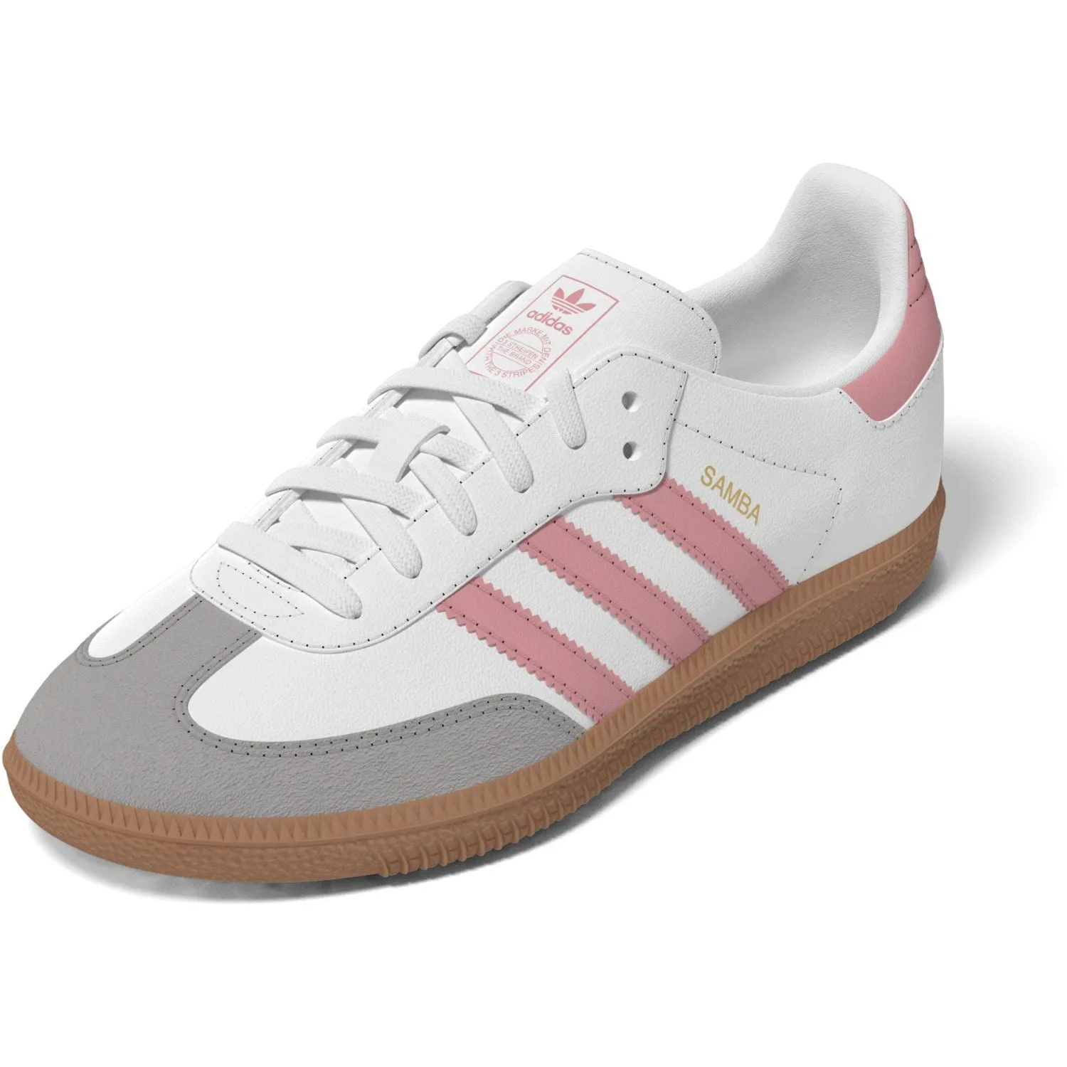 adidas Originals Ftwr Weiß/Halbrosa Spark/Gum 3 Samba Og C Sneakers