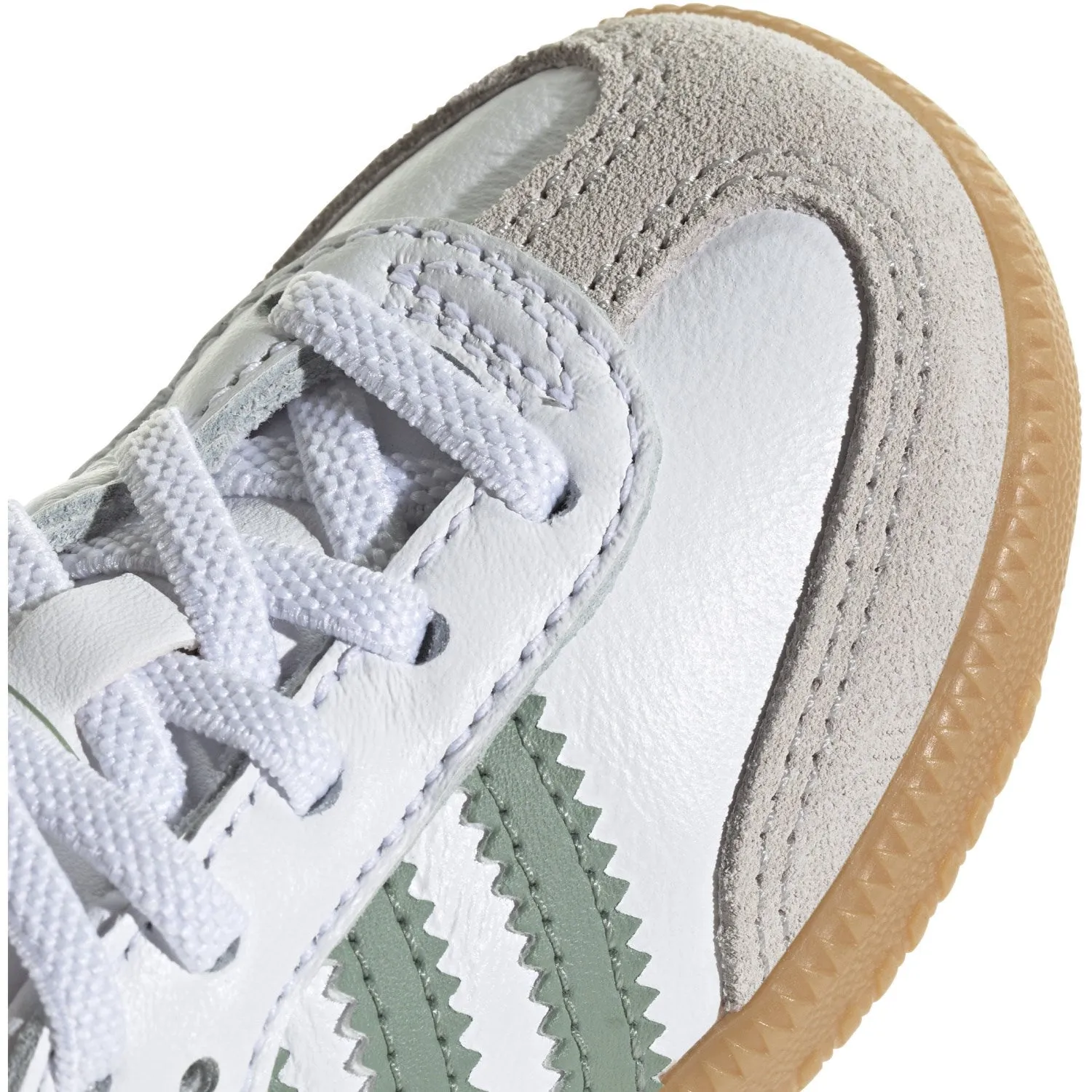 adidas Originals Ftwr Weiß/Silber Grün/Gum 3 Samba Og El I Sneakers