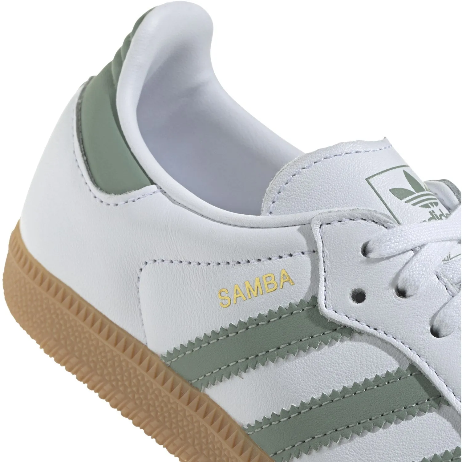 adidas Originals Ftwr Weiß/Silber Grün/Gum 3 Samba Og J Sneakers