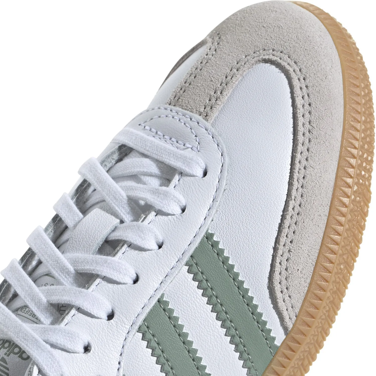 adidas Originals Ftwr Weiß/Silber Grün/Gum 3 Samba Og J Sneakers