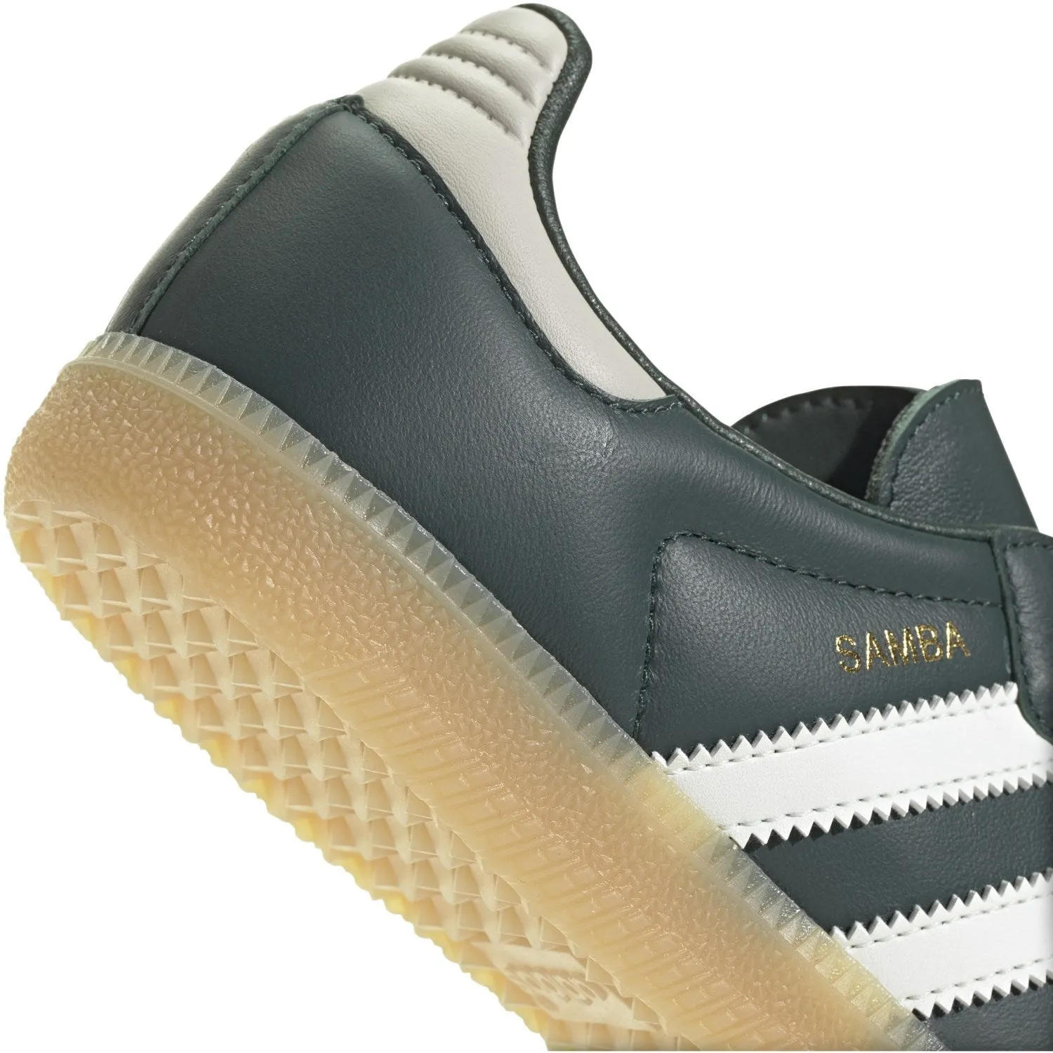 adidas Originals Samba Og J Sneakers in Mineralgrün/Off-White/Putzgrau