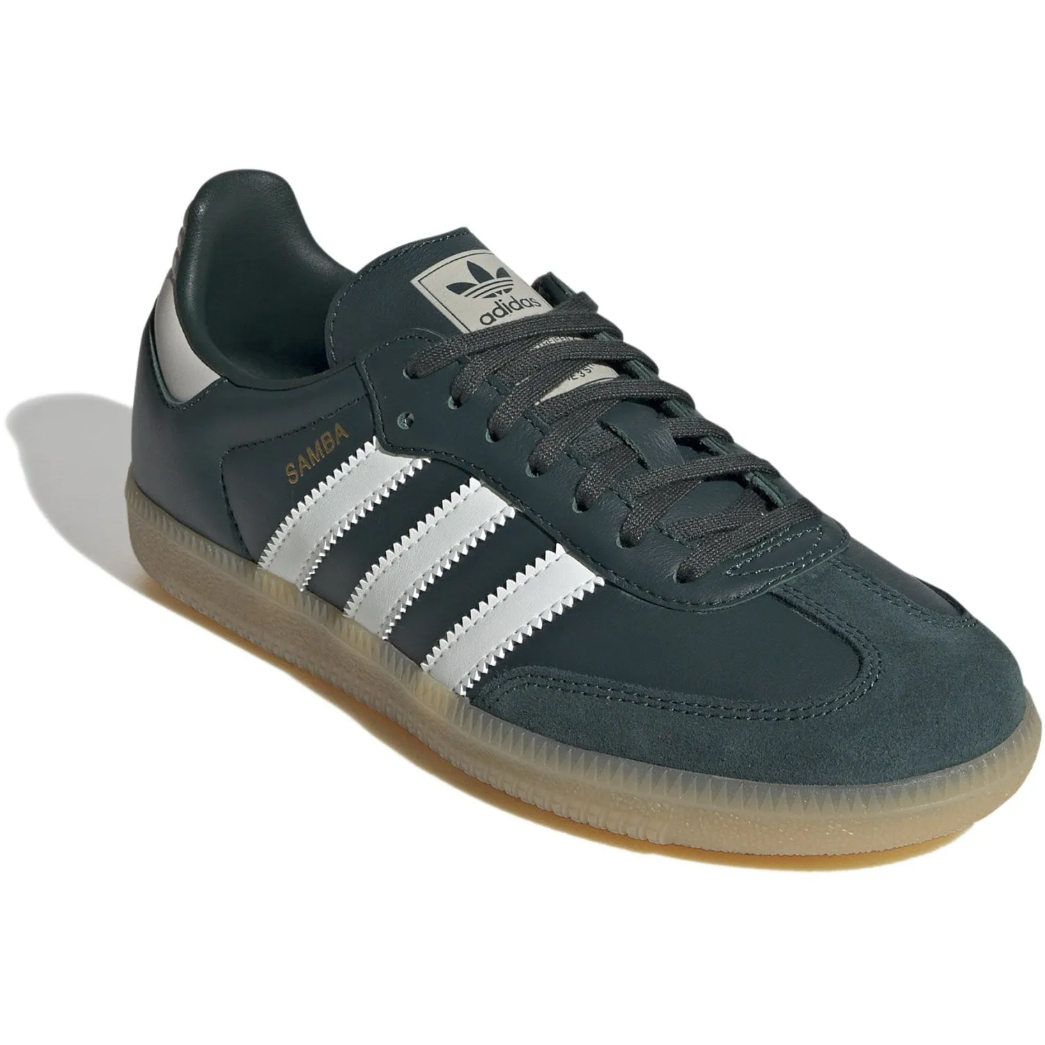 adidas Originals Samba Og J Sneakers in Mineralgrün/Off-White/Putzgrau