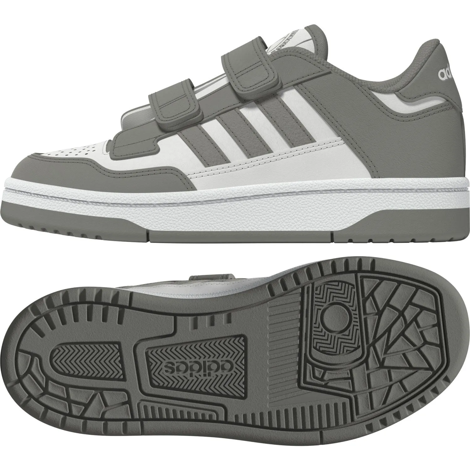 adidas Originals Silber Kiesel/Weiß Wolke/Ftwr Weiß Rapid Court Cf C Sneakers