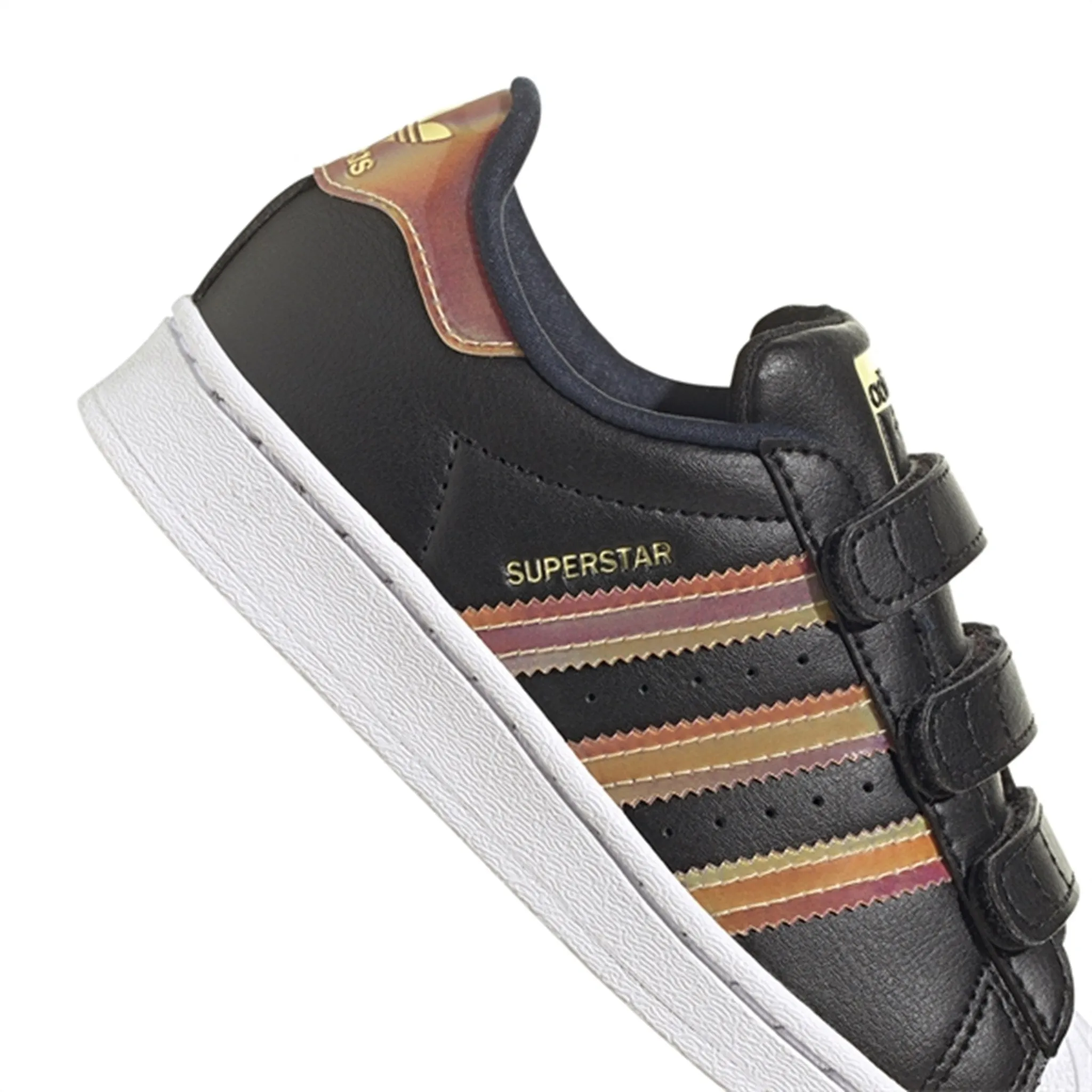 adidas Originals Superstar Sneakers Kernschwarz / Purrus