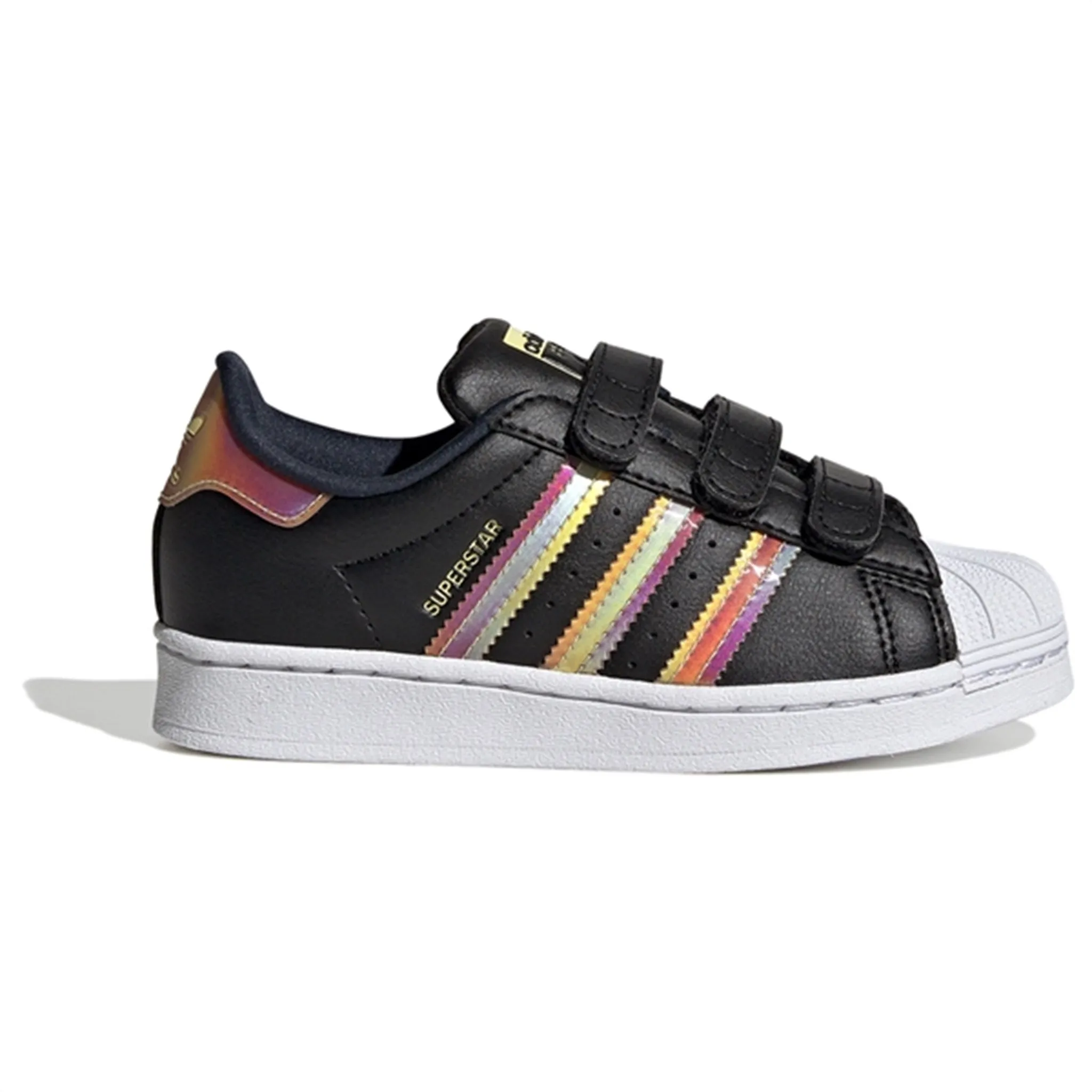 adidas Originals Superstar Sneakers Kernschwarz / Purrus