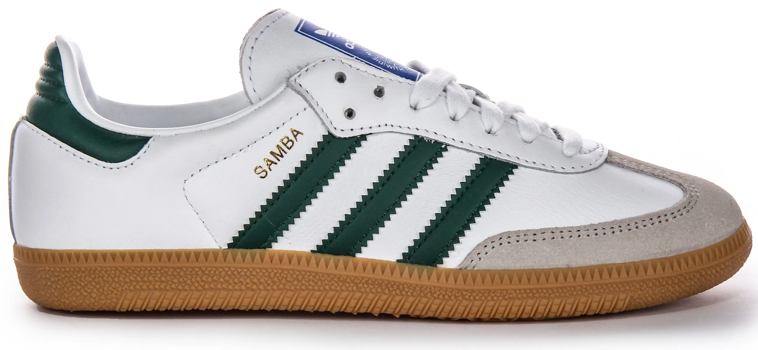 Adidas Samba OG in Weiß-Grün Schuhe Adidas
