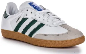 Adidas Samba OG in Weiß-Grün Schuhe Adidas