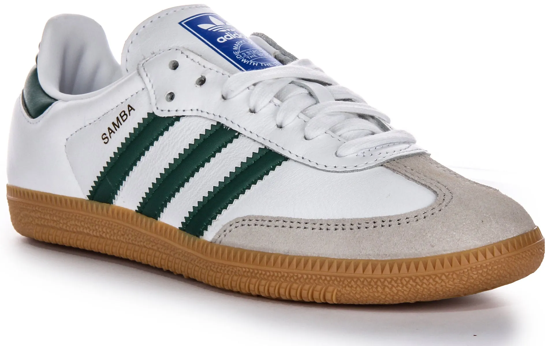 Adidas Samba OG in Weiß-Grün Schuhe Adidas