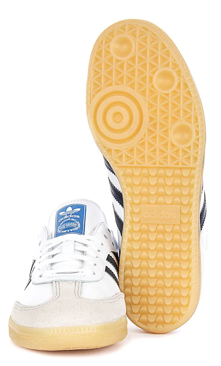 Adidas Samba OG in Weiß Marine für Jugendliche Schuhe Adidas